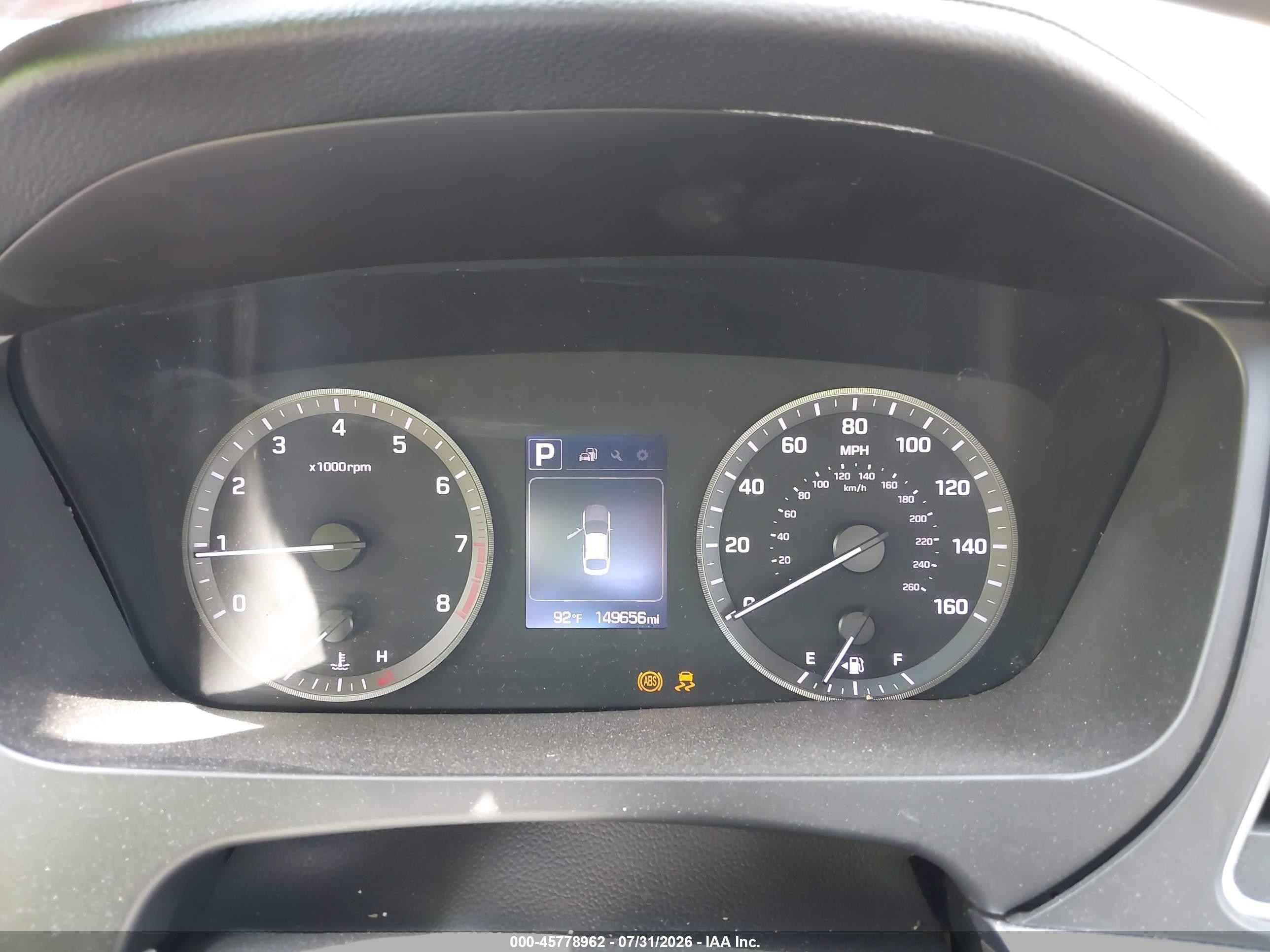 2015 Hyundai Sonata Sport Синий vin: 5NPE34AF7FH095272