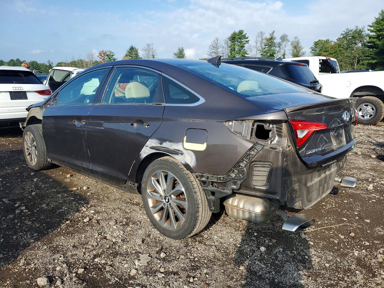 2015 Hyundai Sonata Sport Gray vin: 5NPE34AF7FH102656