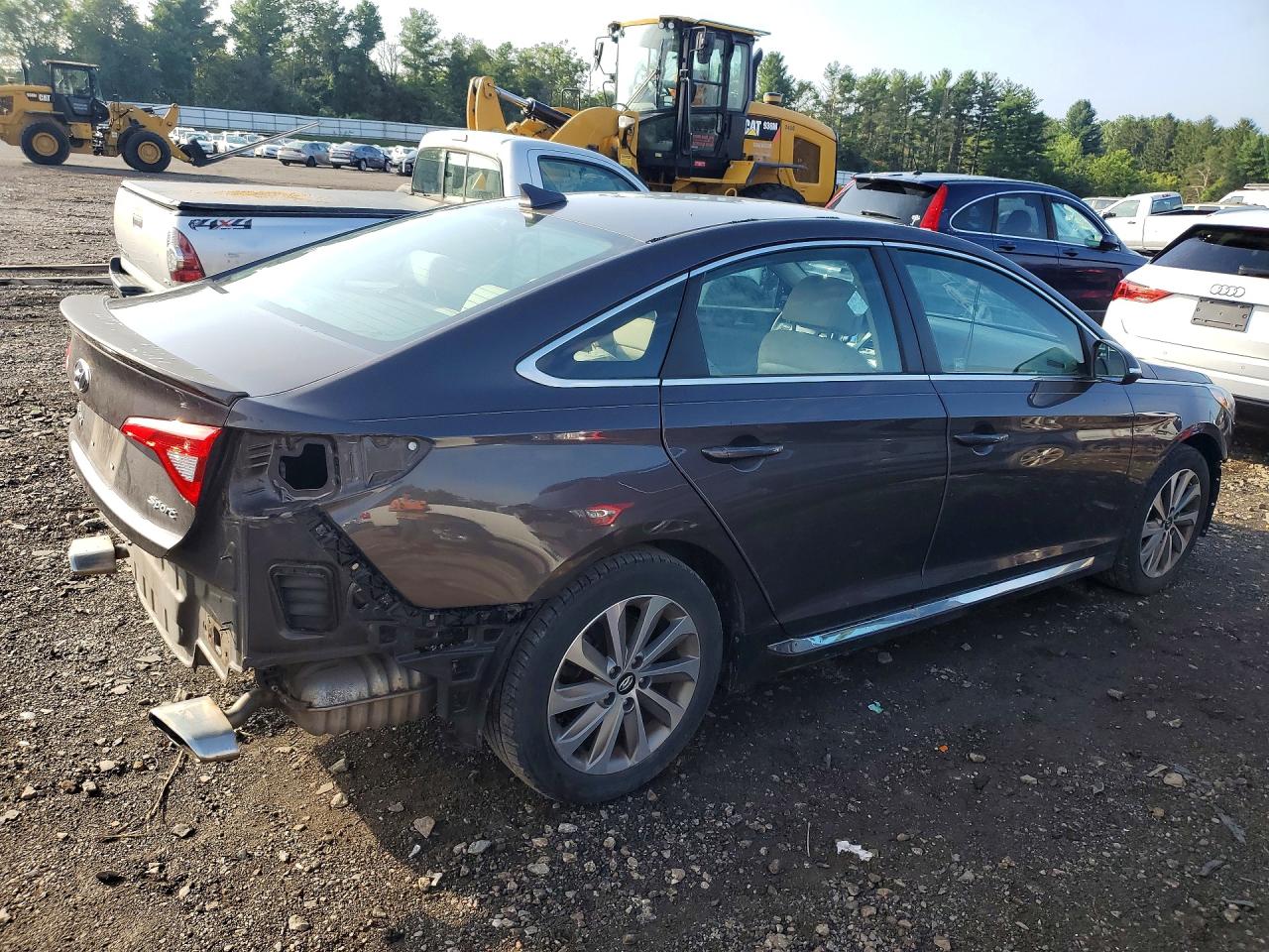 2015 Hyundai Sonata Sport Gray vin: 5NPE34AF7FH102656