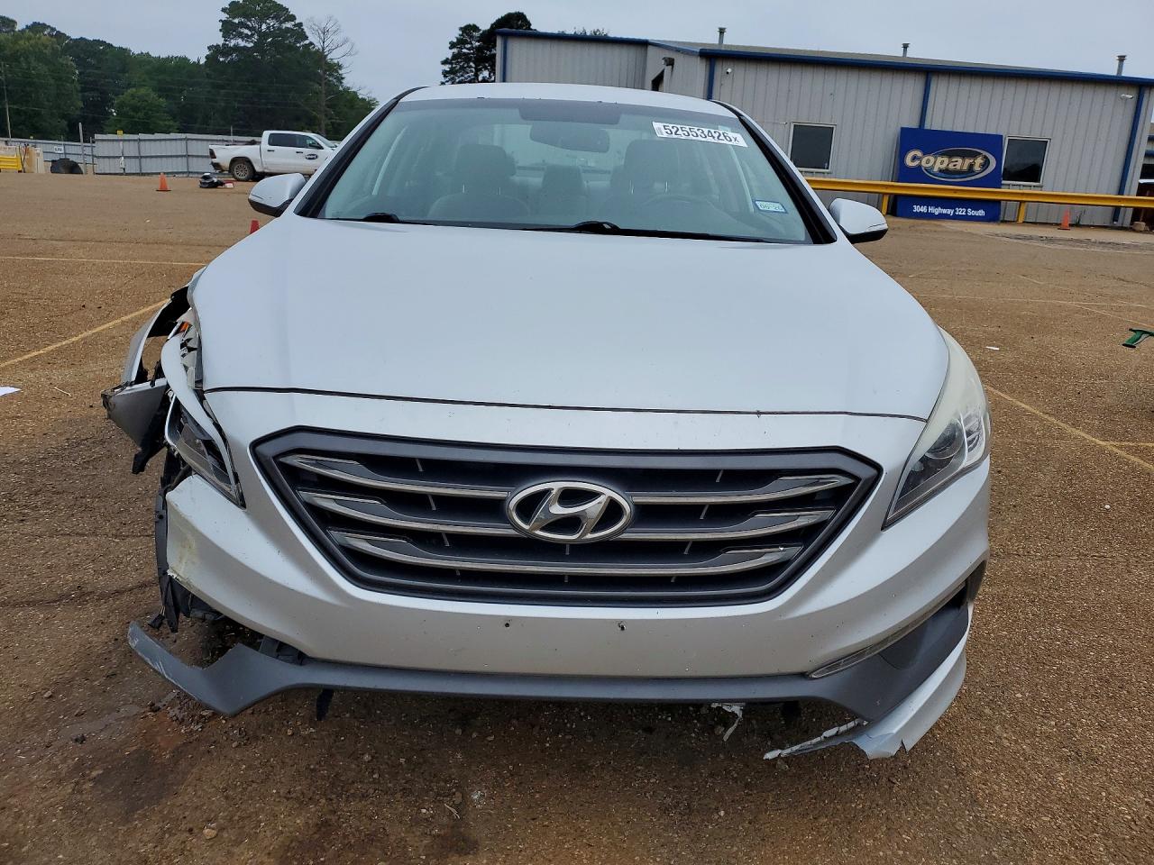 2015 Hyundai Sonata Gray vin: 5NPE34AF7FH104763