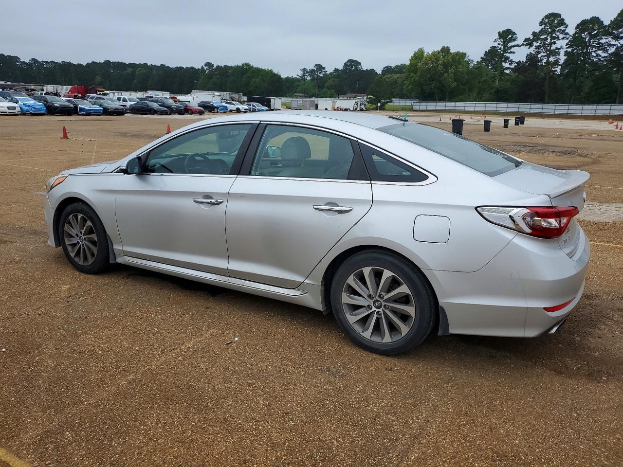 2015 Hyundai Sonata Gray vin: 5NPE34AF7FH104763