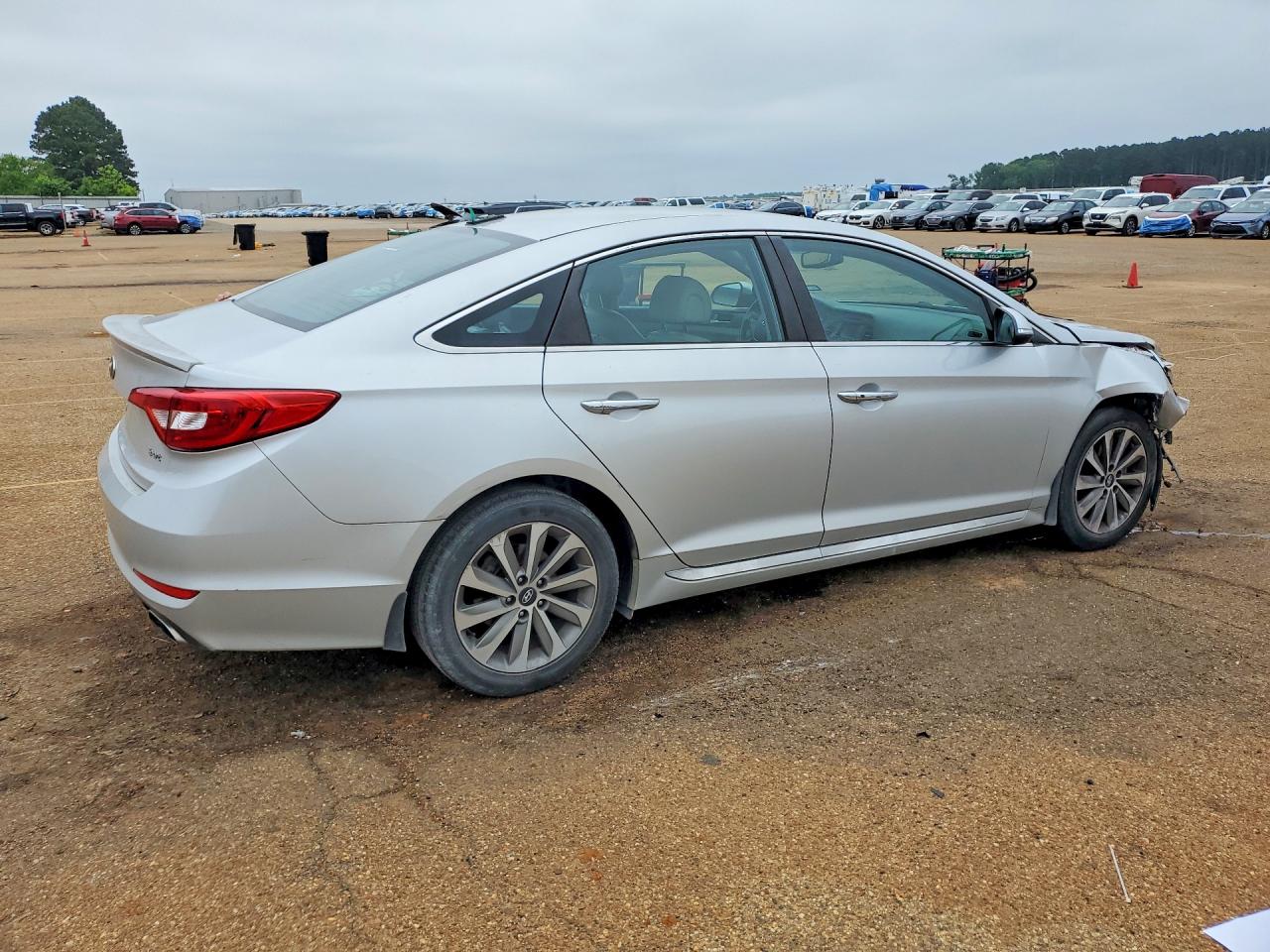 2015 Hyundai Sonata Gray vin: 5NPE34AF7FH104763