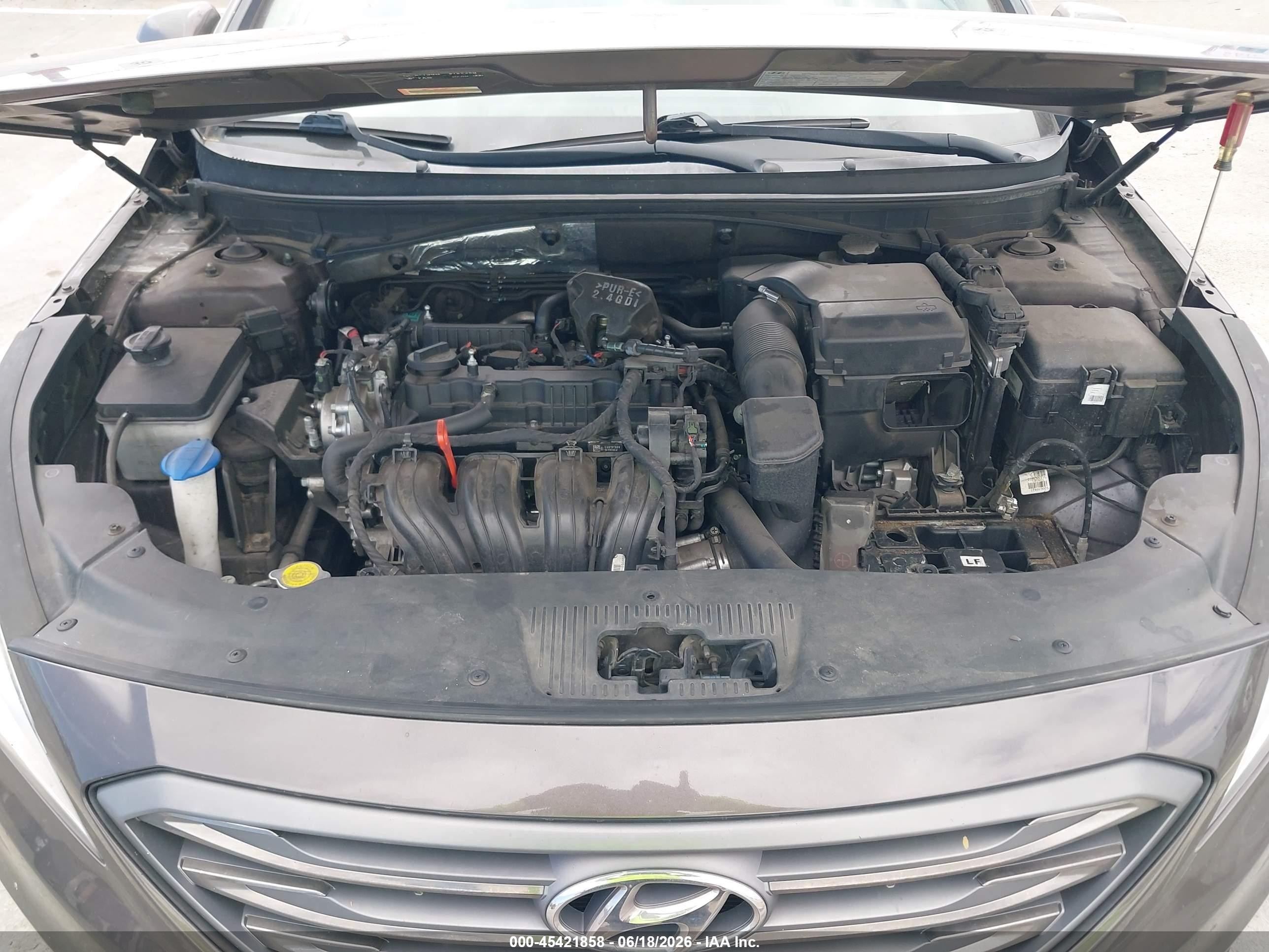 2015 Hyundai Sonata Sport Gray vin: 5NPE34AF7FH106870