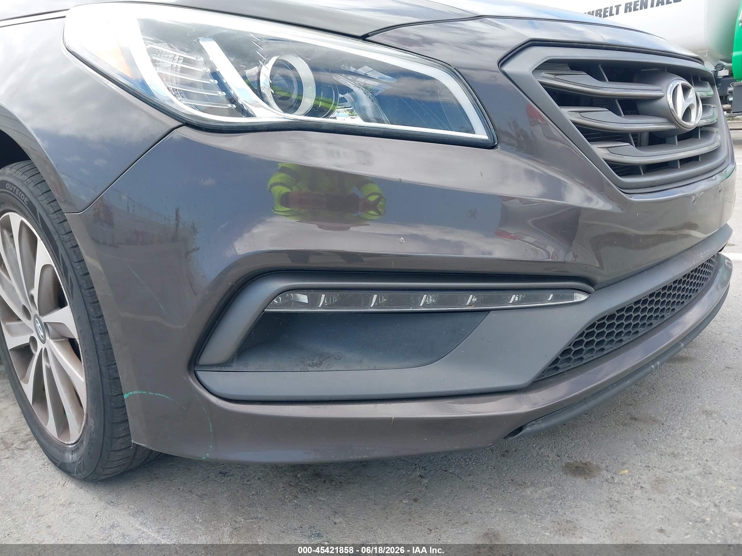 2015 Hyundai Sonata Sport Gray vin: 5NPE34AF7FH106870