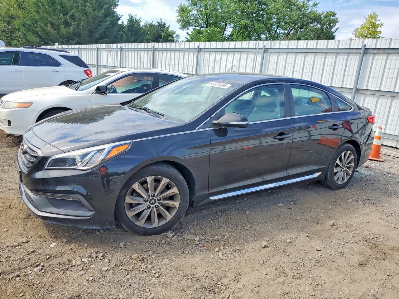 2015 Hyundai Sonata Sport Черный vin: 5NPE34AF7FH111079