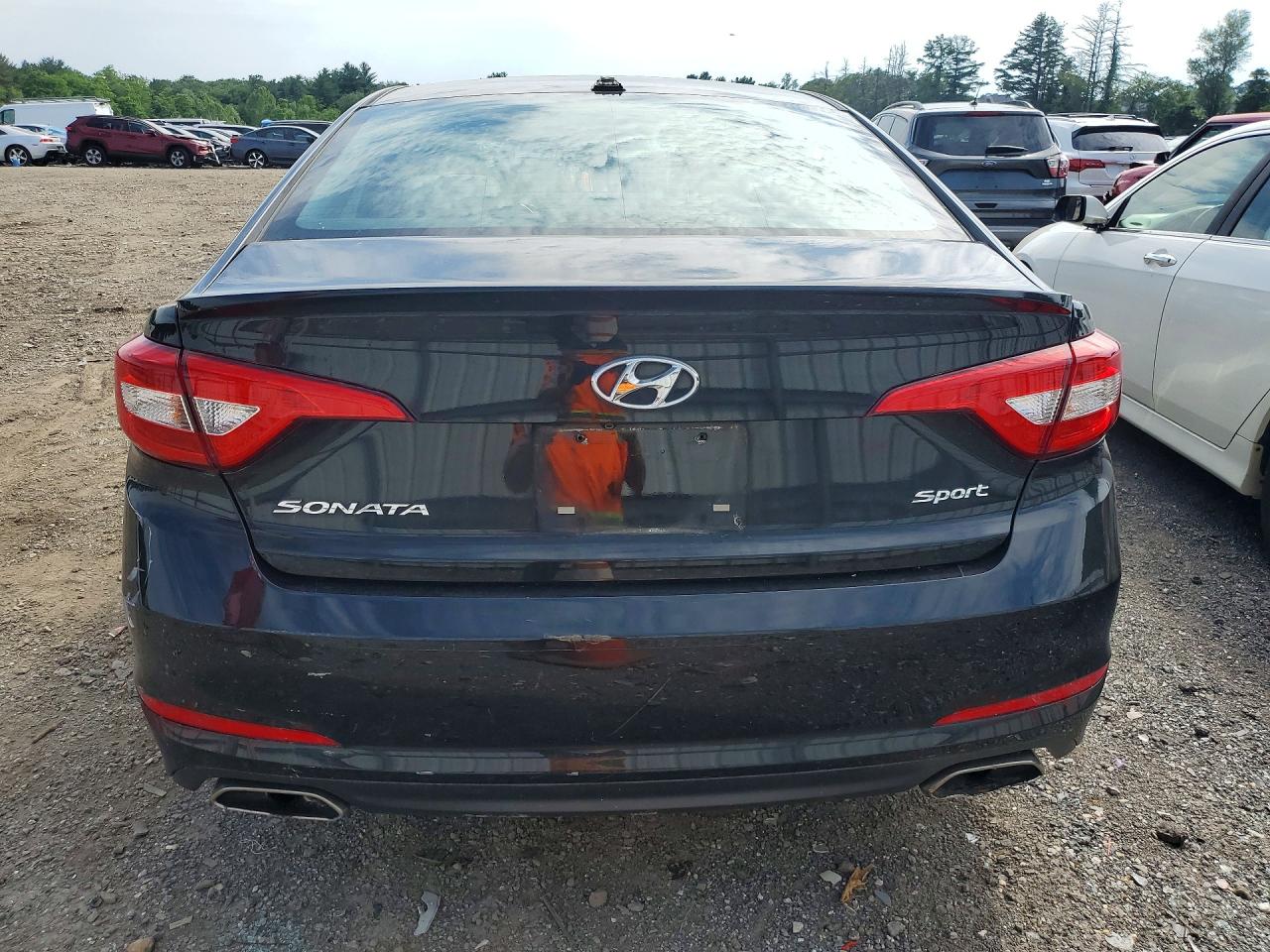 2015 Hyundai Sonata Sport Black vin: 5NPE34AF7FH111079
