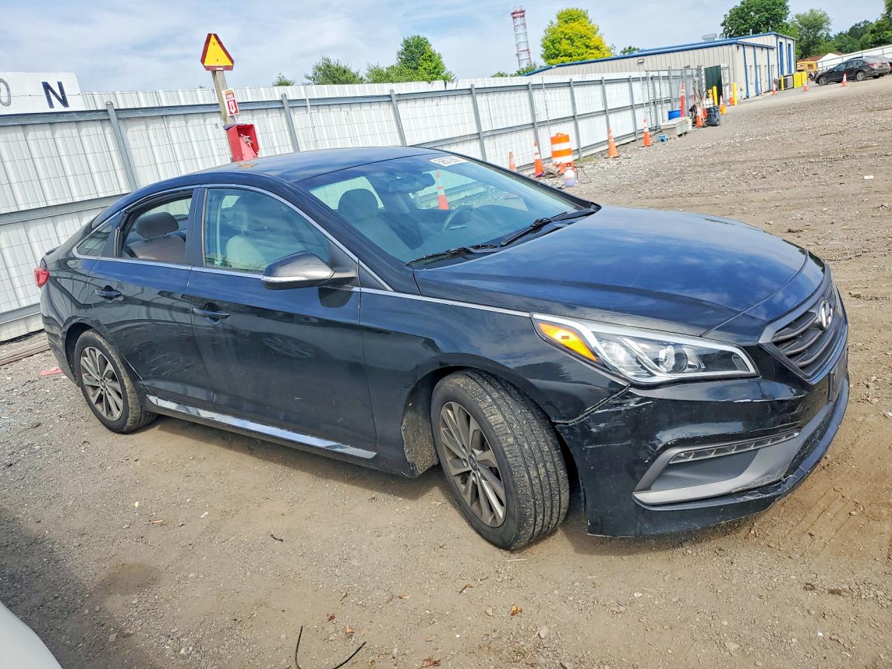 2015 Hyundai Sonata Sport Black vin: 5NPE34AF7FH111079