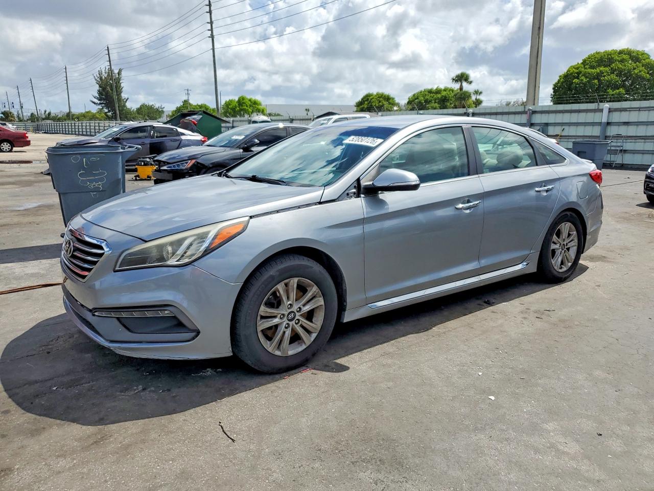 2015 Hyundai Sonata Sport Gray vin: 5NPE34AF7FH124222