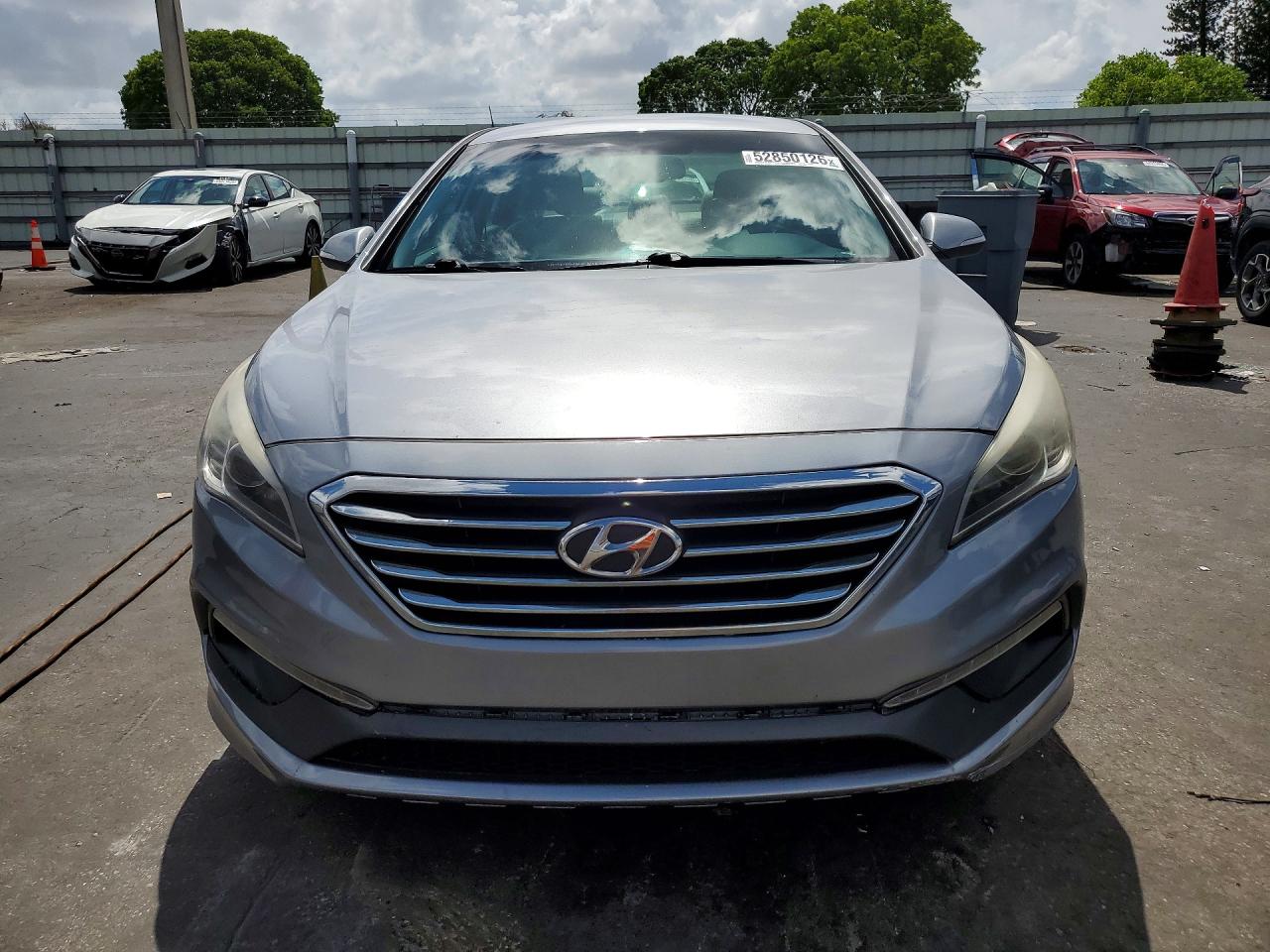2015 Hyundai Sonata Sport Gray vin: 5NPE34AF7FH124222