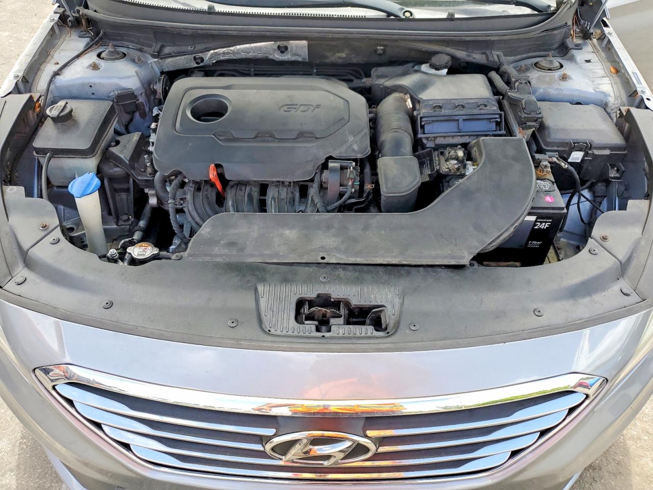 2015 Hyundai Sonata Sport Gray vin: 5NPE34AF7FH124222