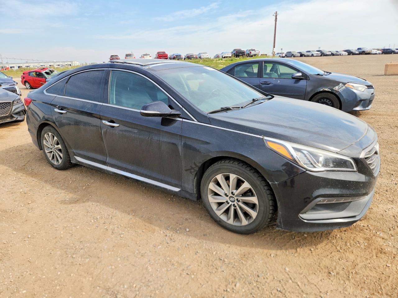 2015 Hyundai Sonata Sport Black vin: 5NPE34AF7FH126228
