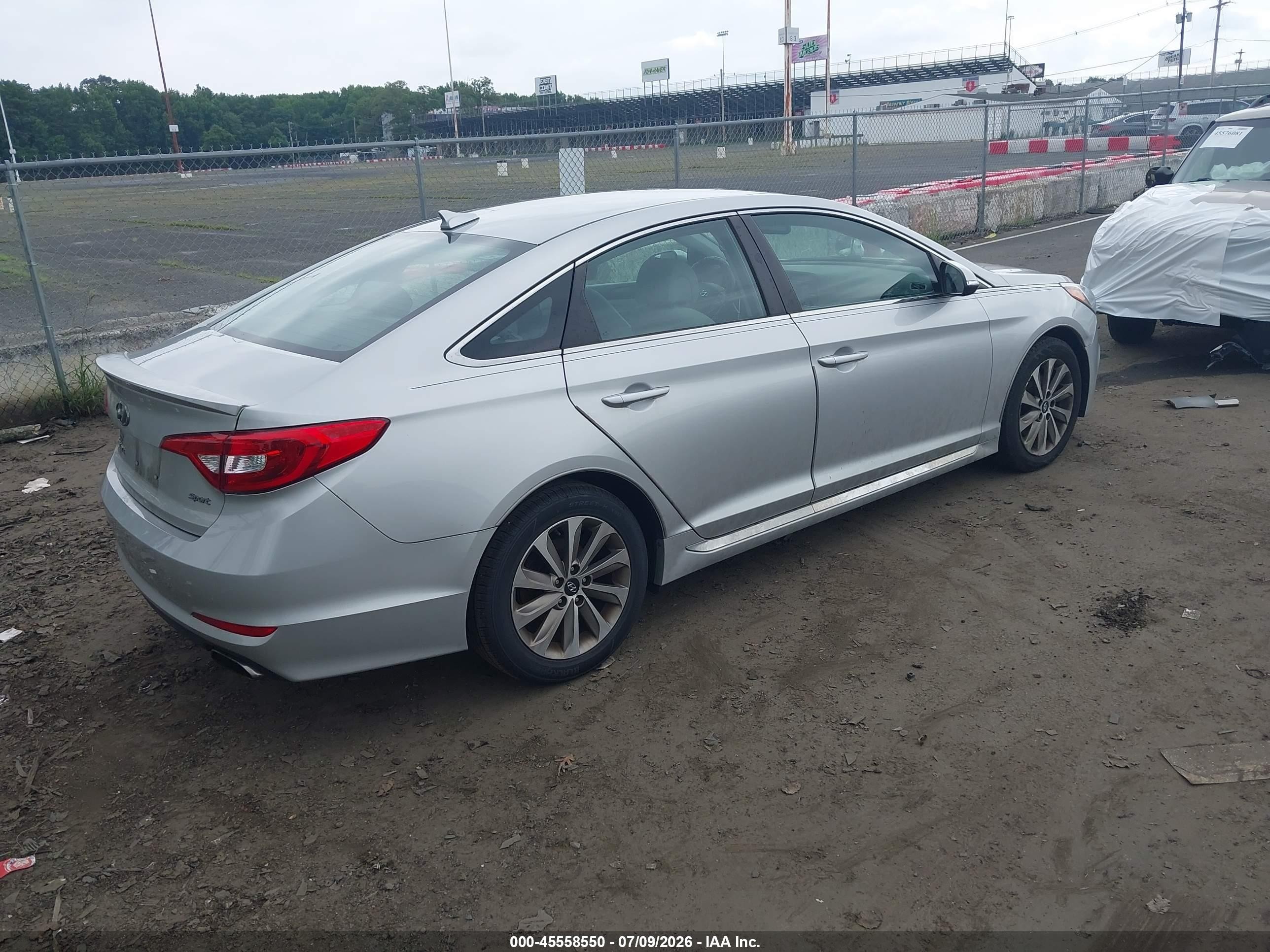 2015 Hyundai Sonata Sport Gray vin: 5NPE34AF7FH133776