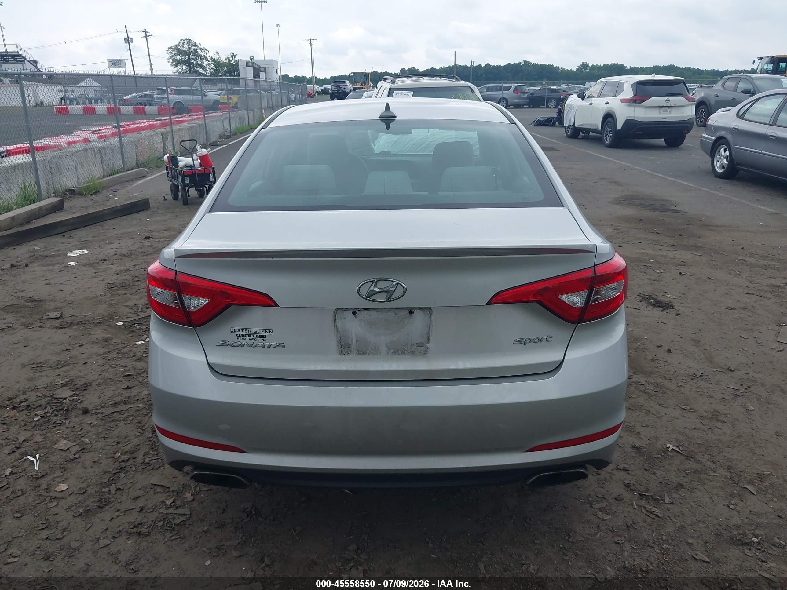2015 Hyundai Sonata Sport Gray vin: 5NPE34AF7FH133776