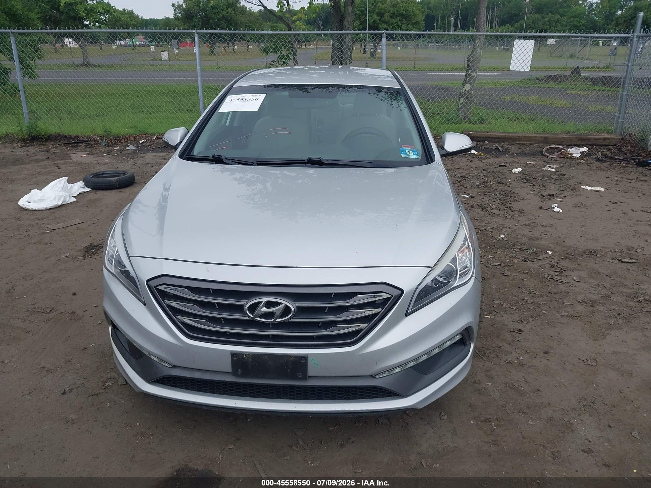 2015 Hyundai Sonata Sport Gray vin: 5NPE34AF7FH133776
