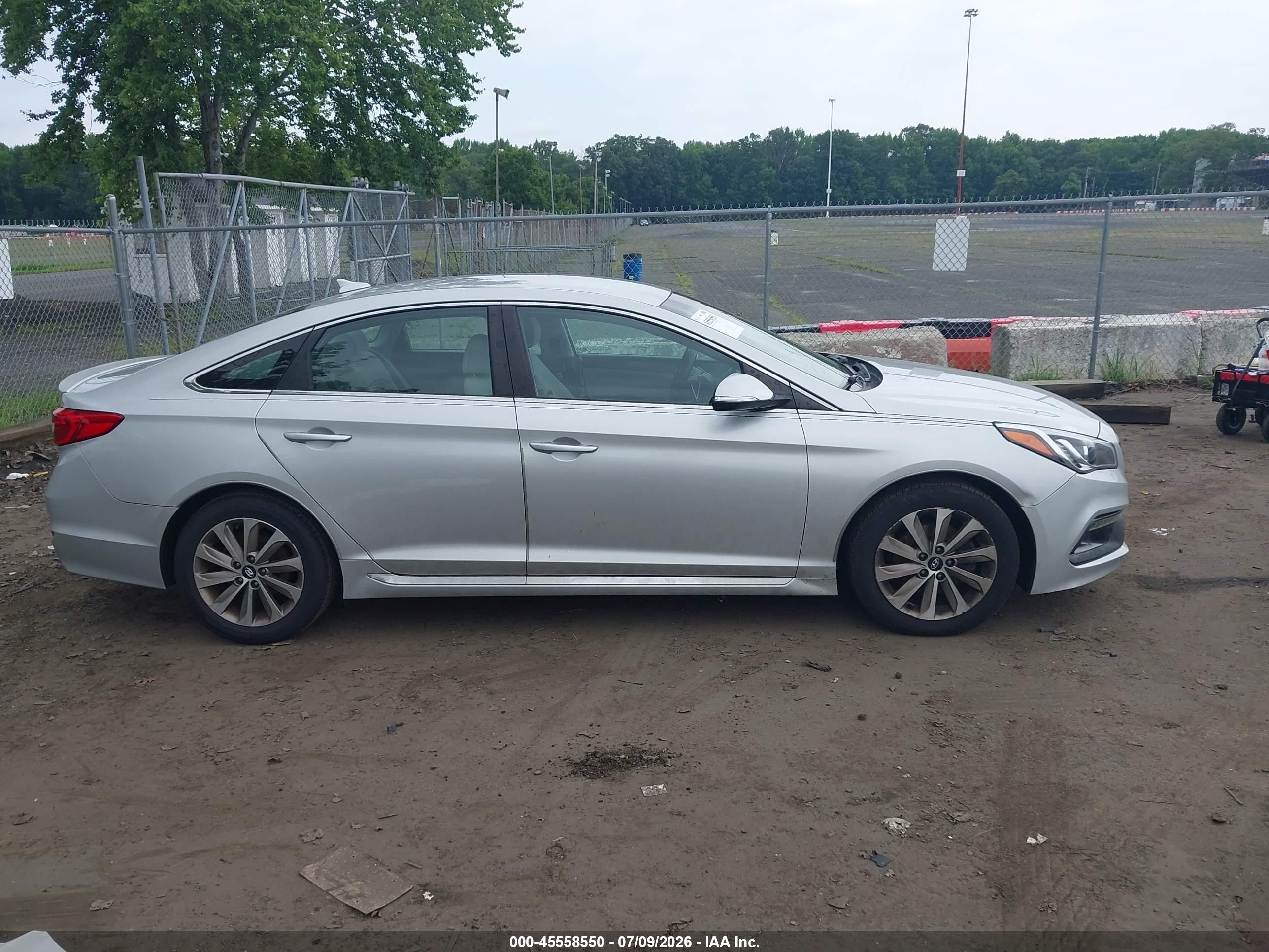 2015 Hyundai Sonata Sport Gray vin: 5NPE34AF7FH133776