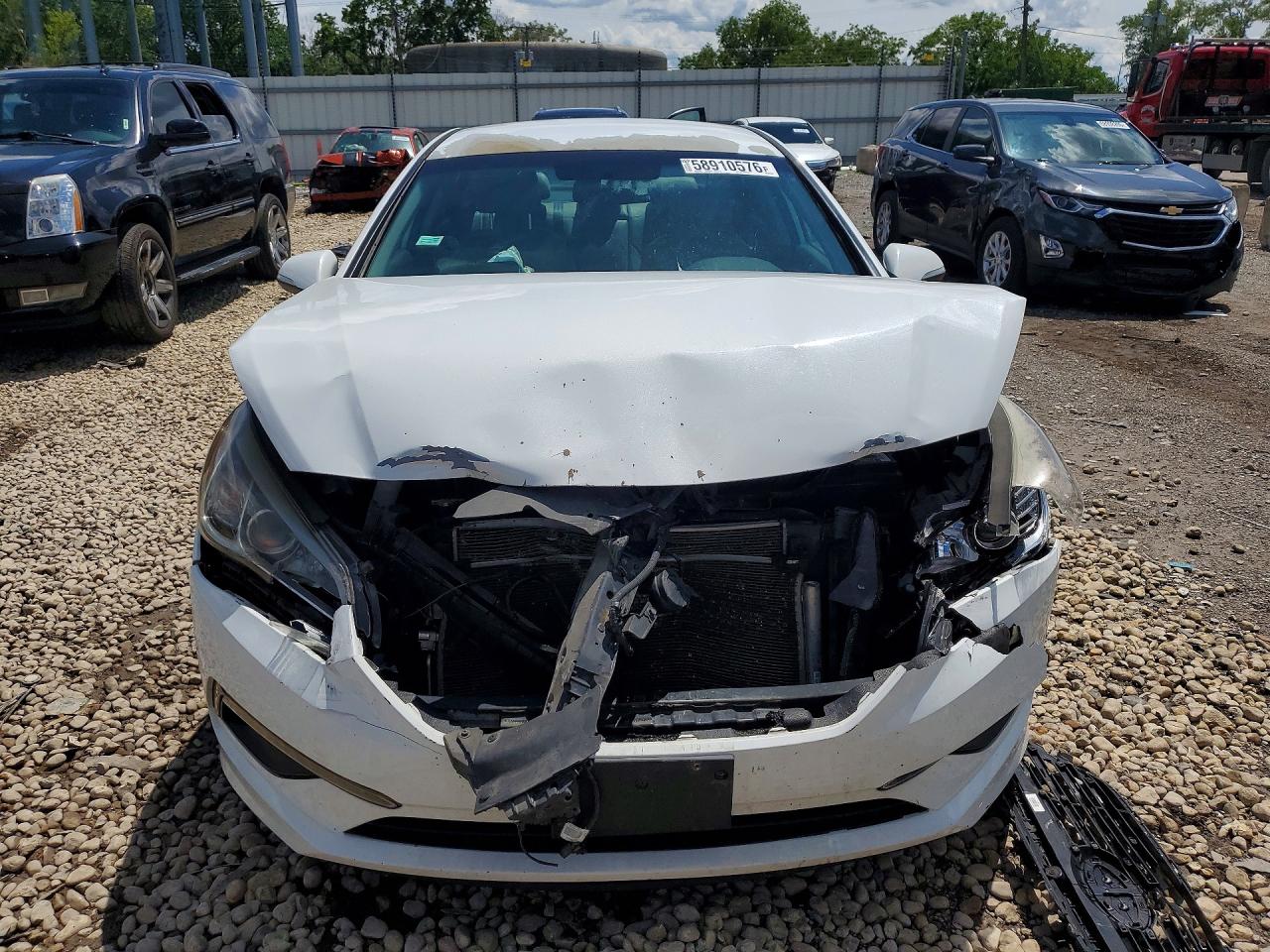2015 Hyundai Sonata Limited White vin: 5NPE34AF7FH153235