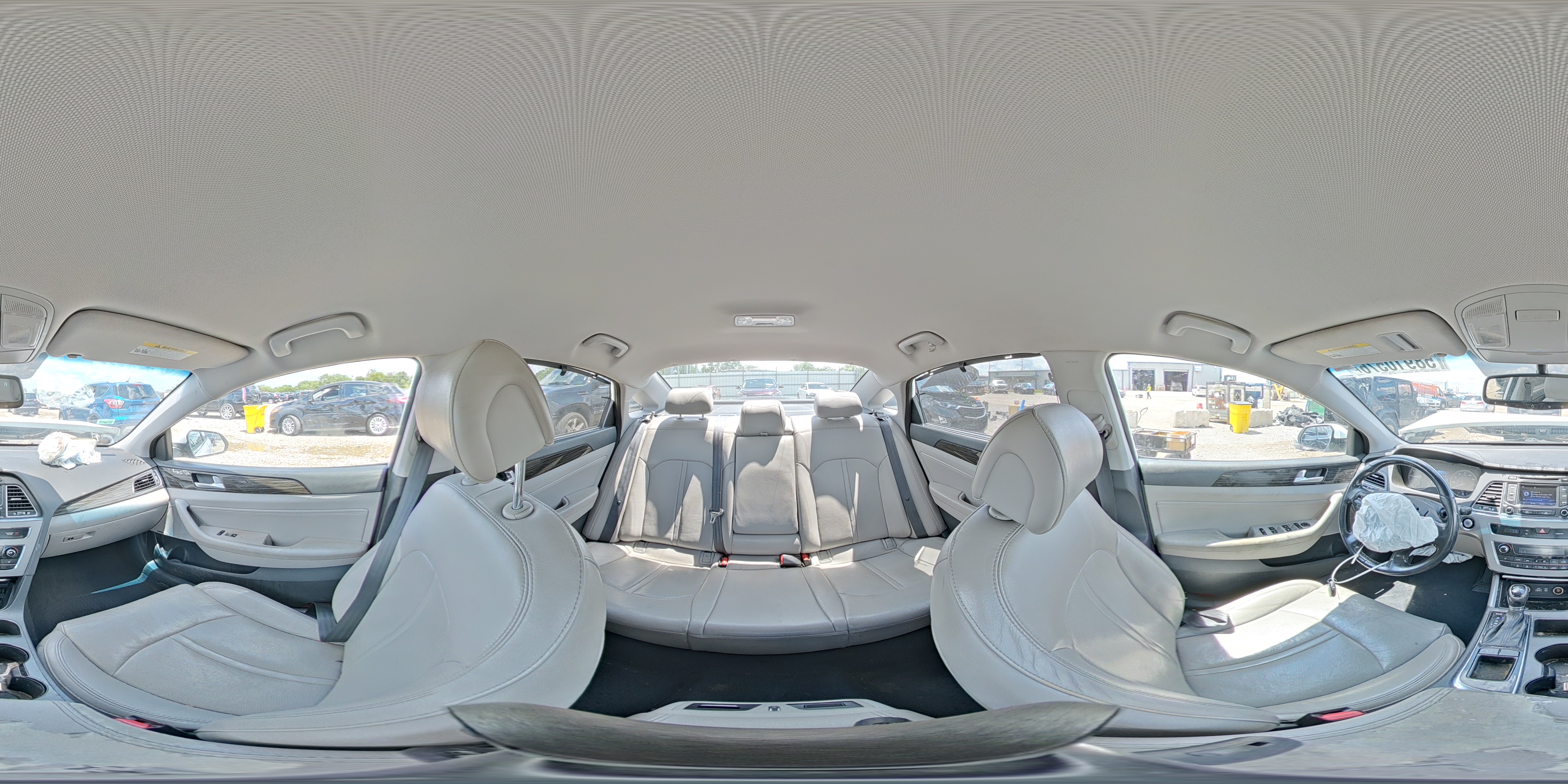 2015 Hyundai Sonata Limited White vin: 5NPE34AF7FH153235
