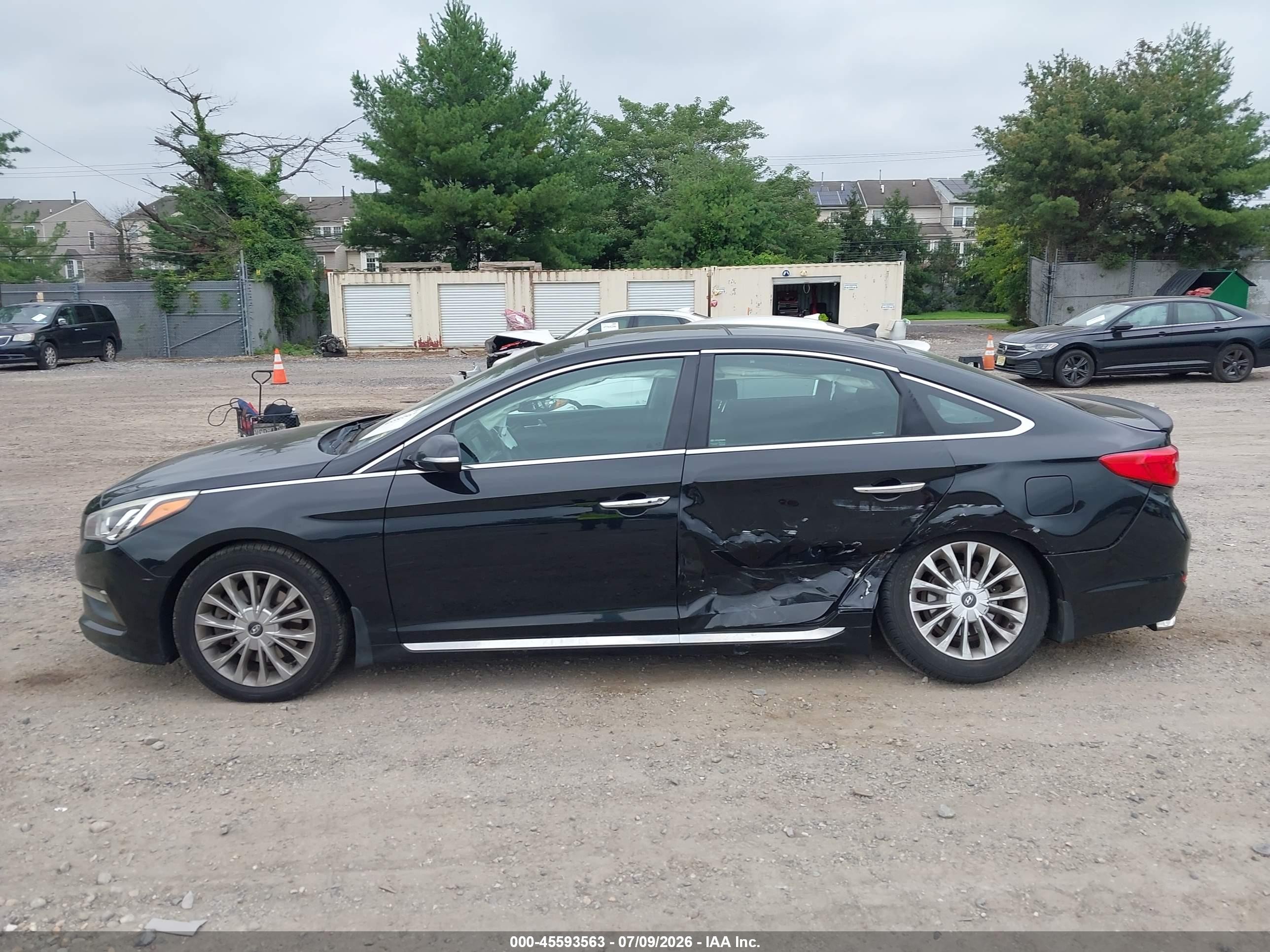 2015 Hyundai Sonata Limited Black vin: 5NPE34AF7FH154448