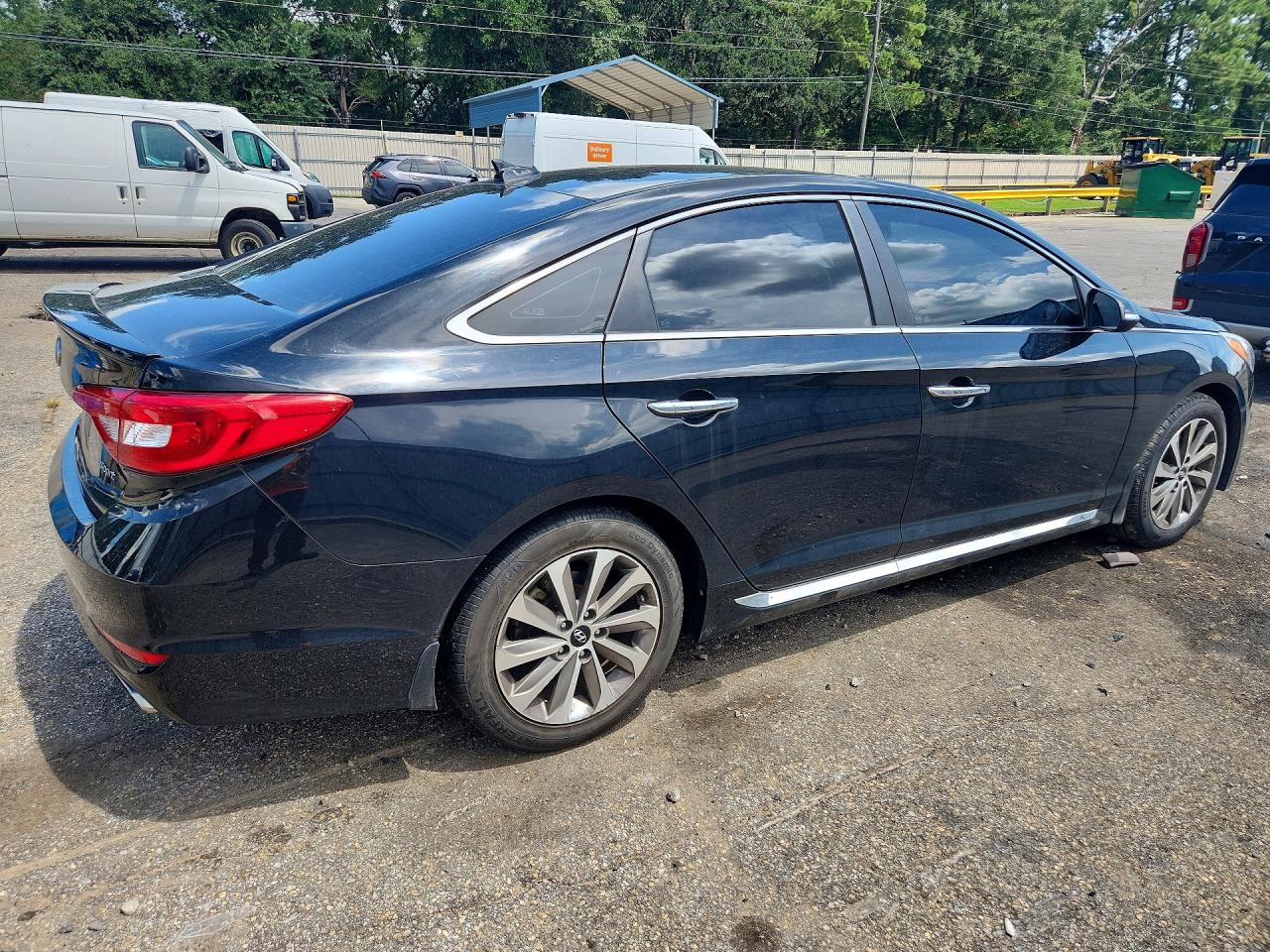 2015 Hyundai Sonata Sport Black vin: 5NPE34AF7FH155745