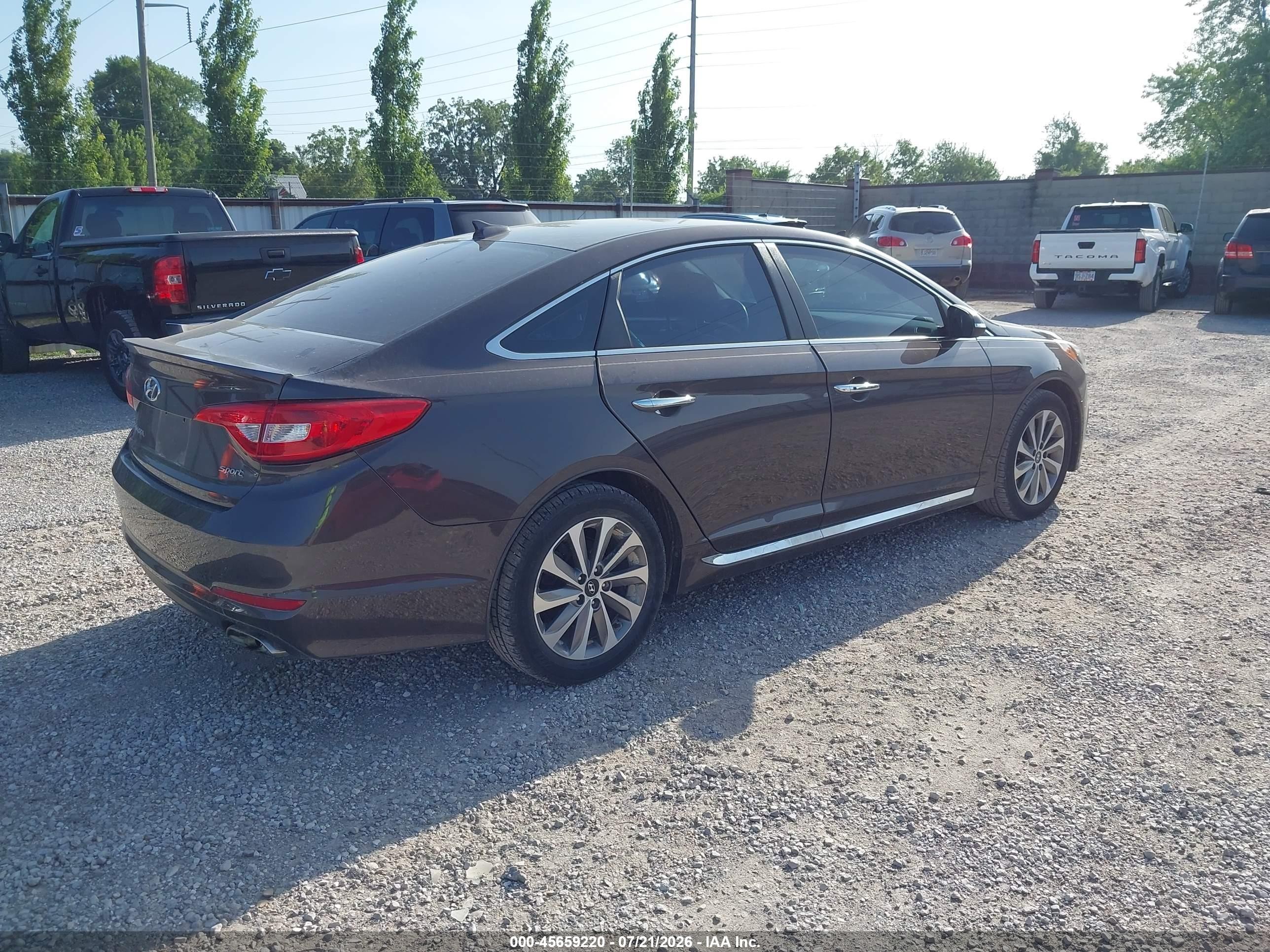 2015 Hyundai Sonata Sport Gray vin: 5NPE34AF7FH157057