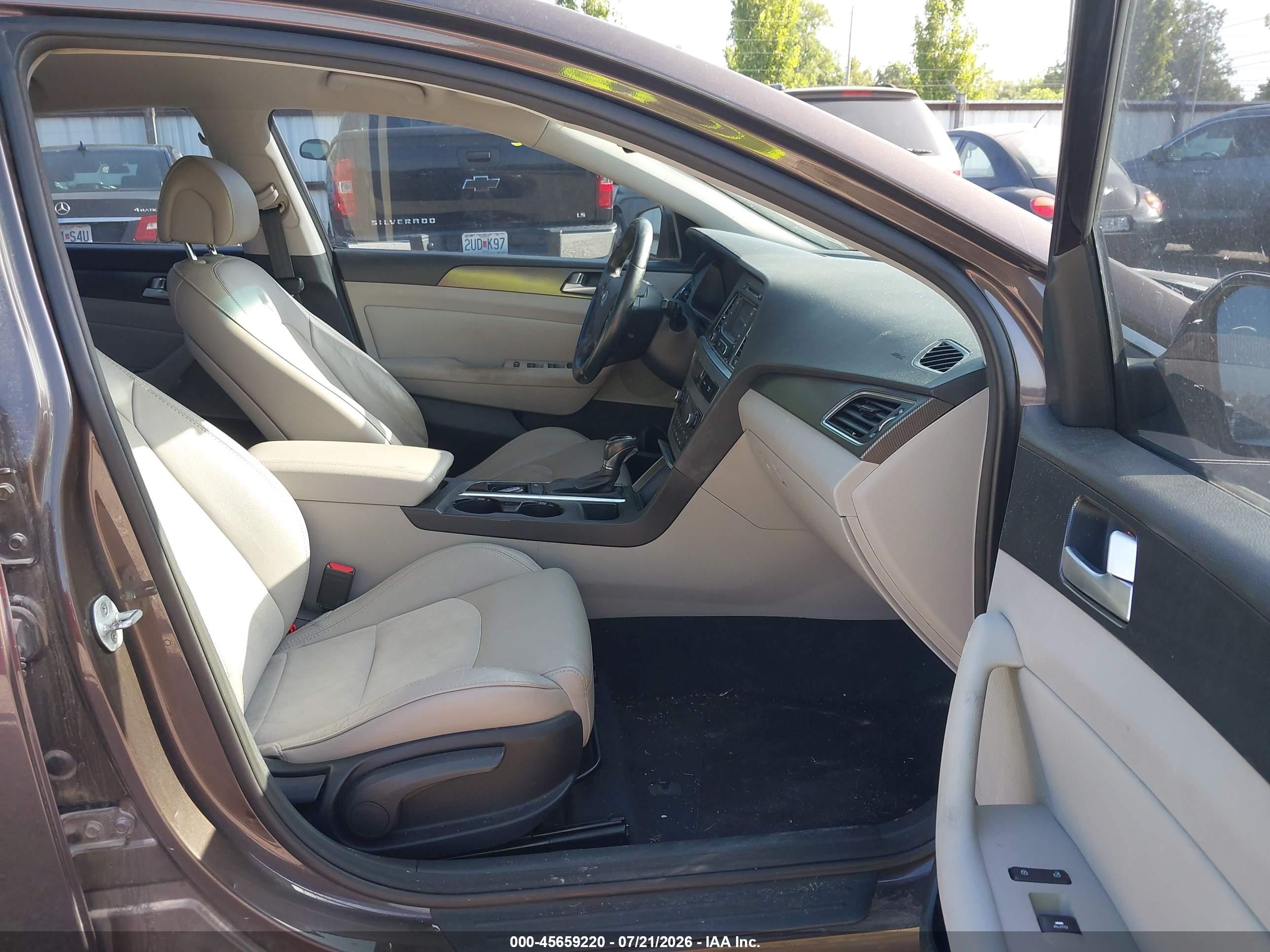 2015 Hyundai Sonata Sport Gray vin: 5NPE34AF7FH157057