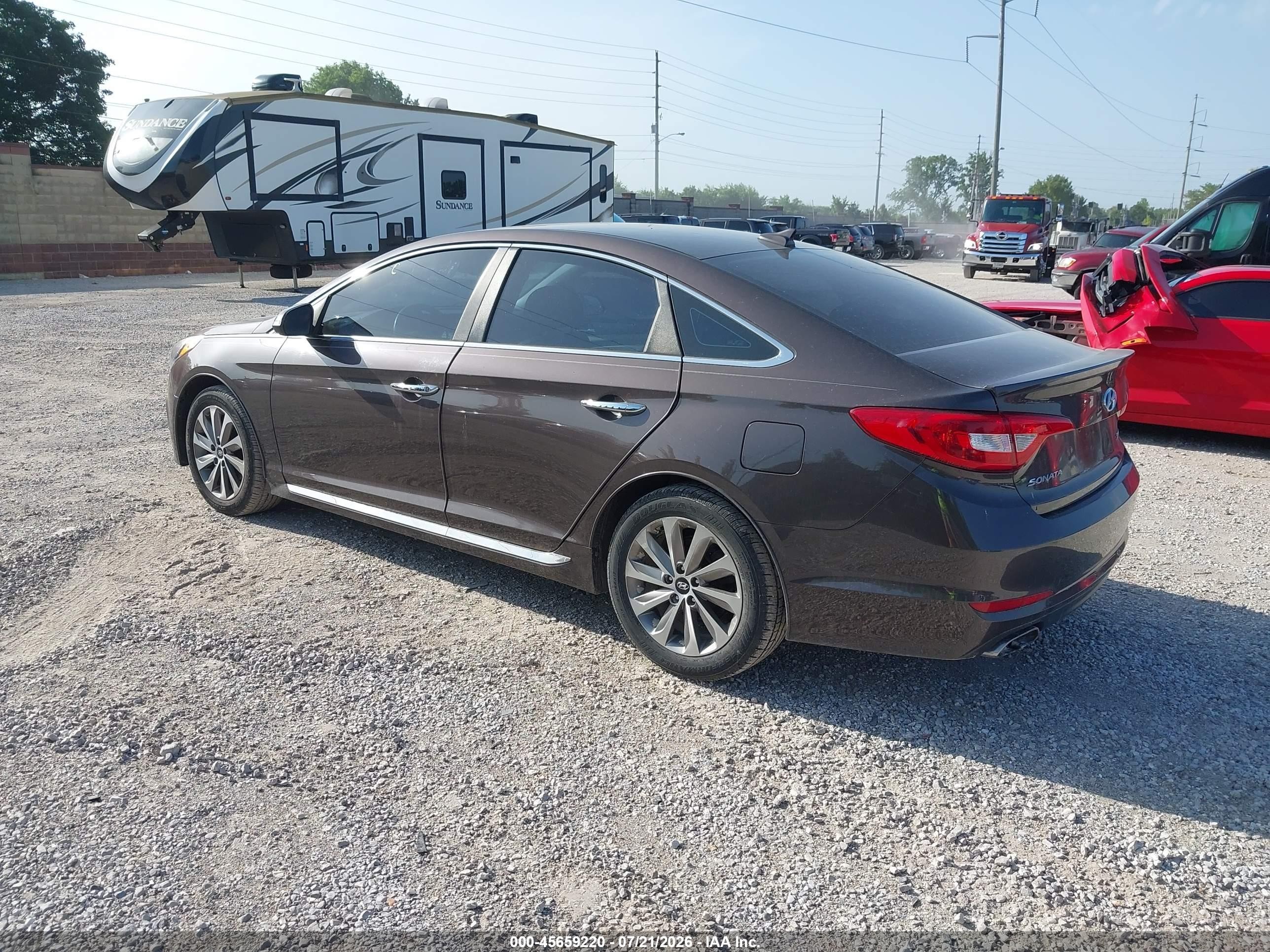 2015 Hyundai Sonata Sport Gray vin: 5NPE34AF7FH157057