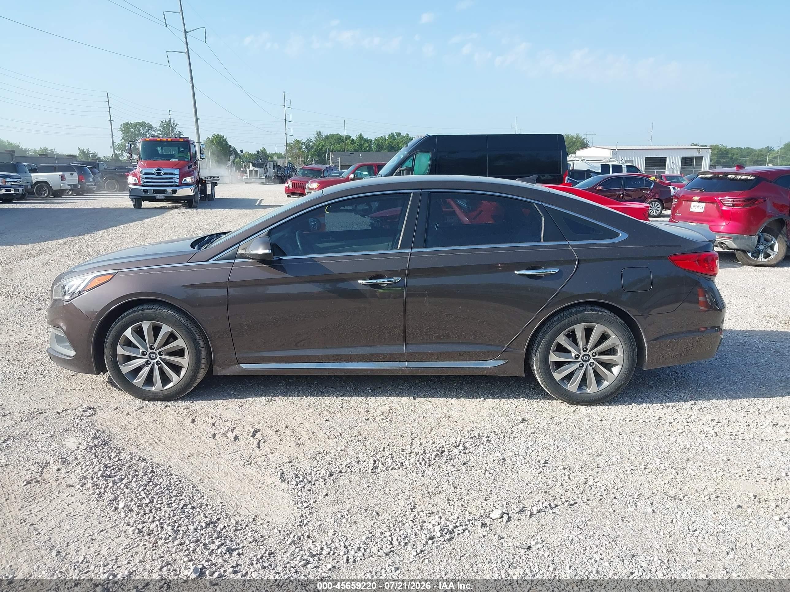 2015 Hyundai Sonata Sport Gray vin: 5NPE34AF7FH157057
