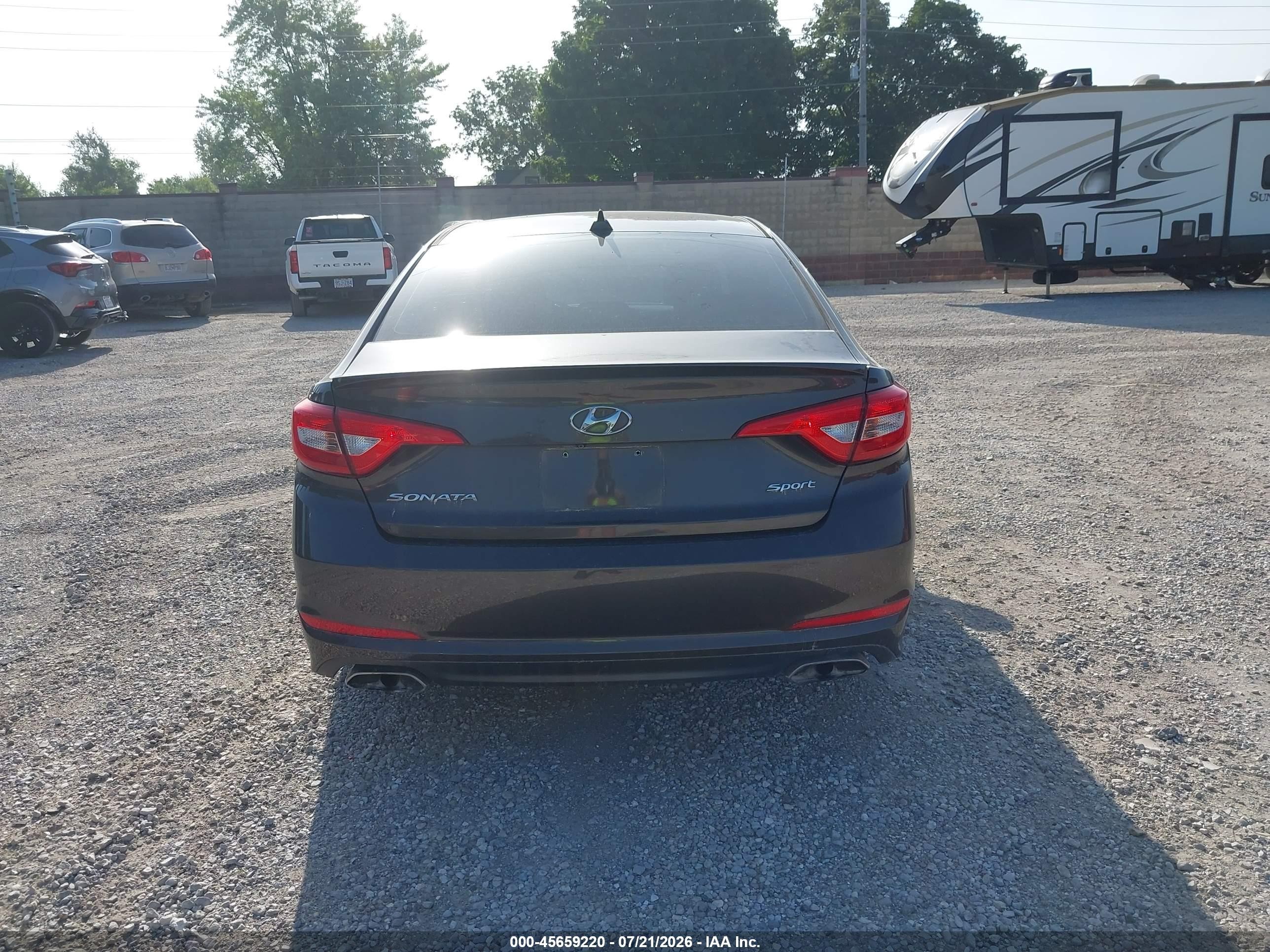 2015 Hyundai Sonata Sport Gray vin: 5NPE34AF7FH157057