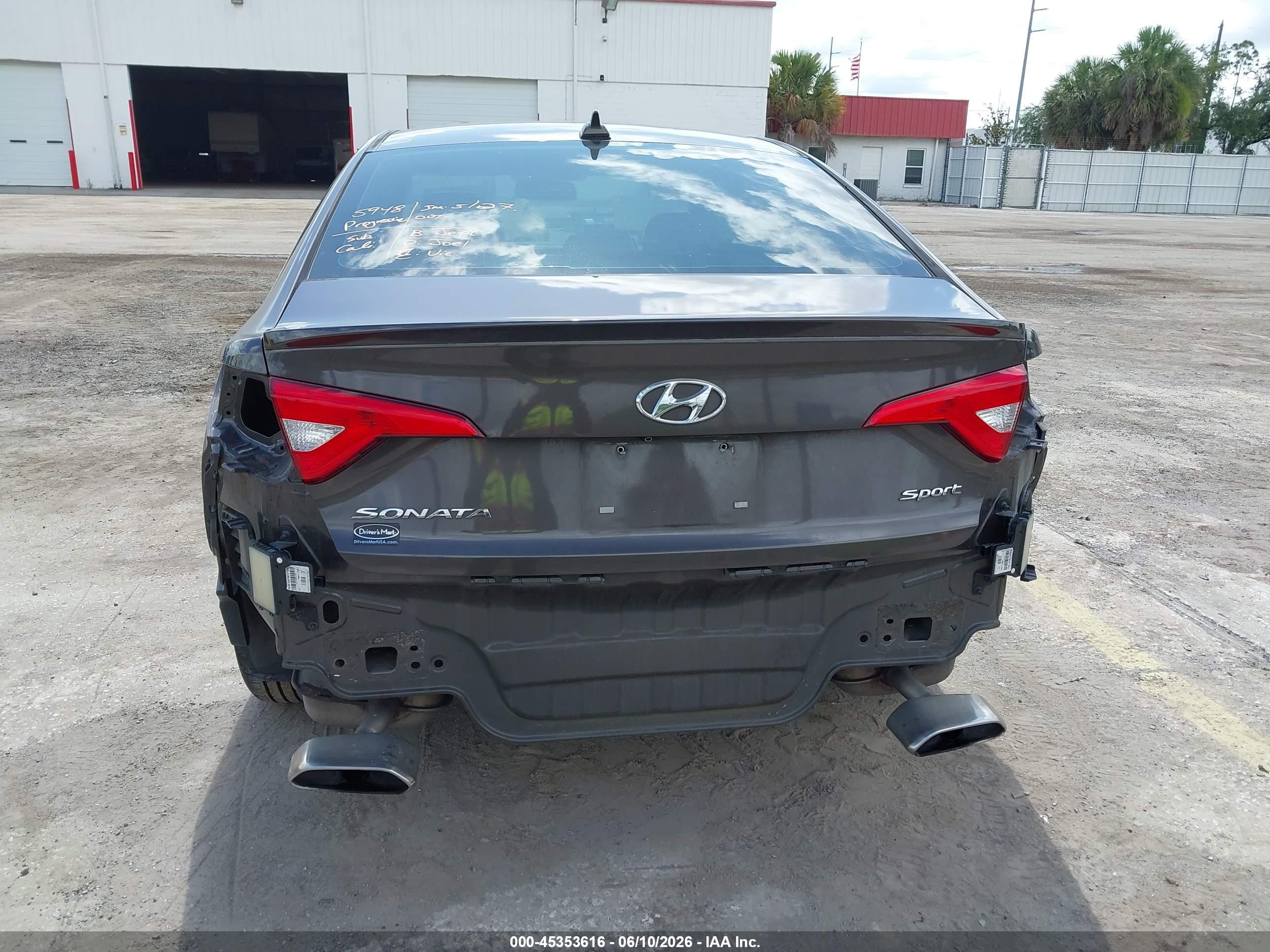 2015 Hyundai Sonata Sport Brown vin: 5NPE34AF7FH161125