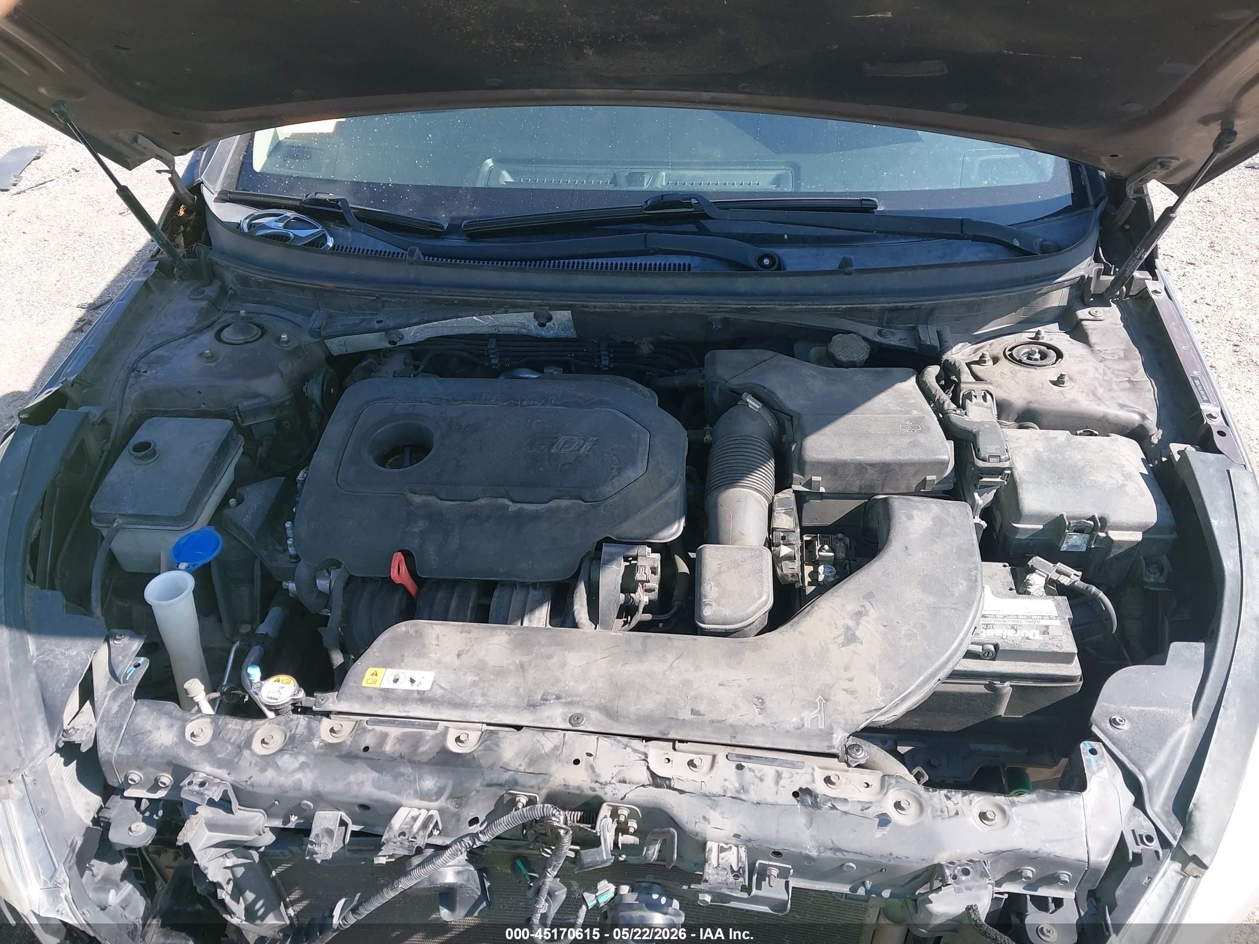 2015 Hyundai Sonata Limited Серый vin: 5NPE34AF7FH175980
