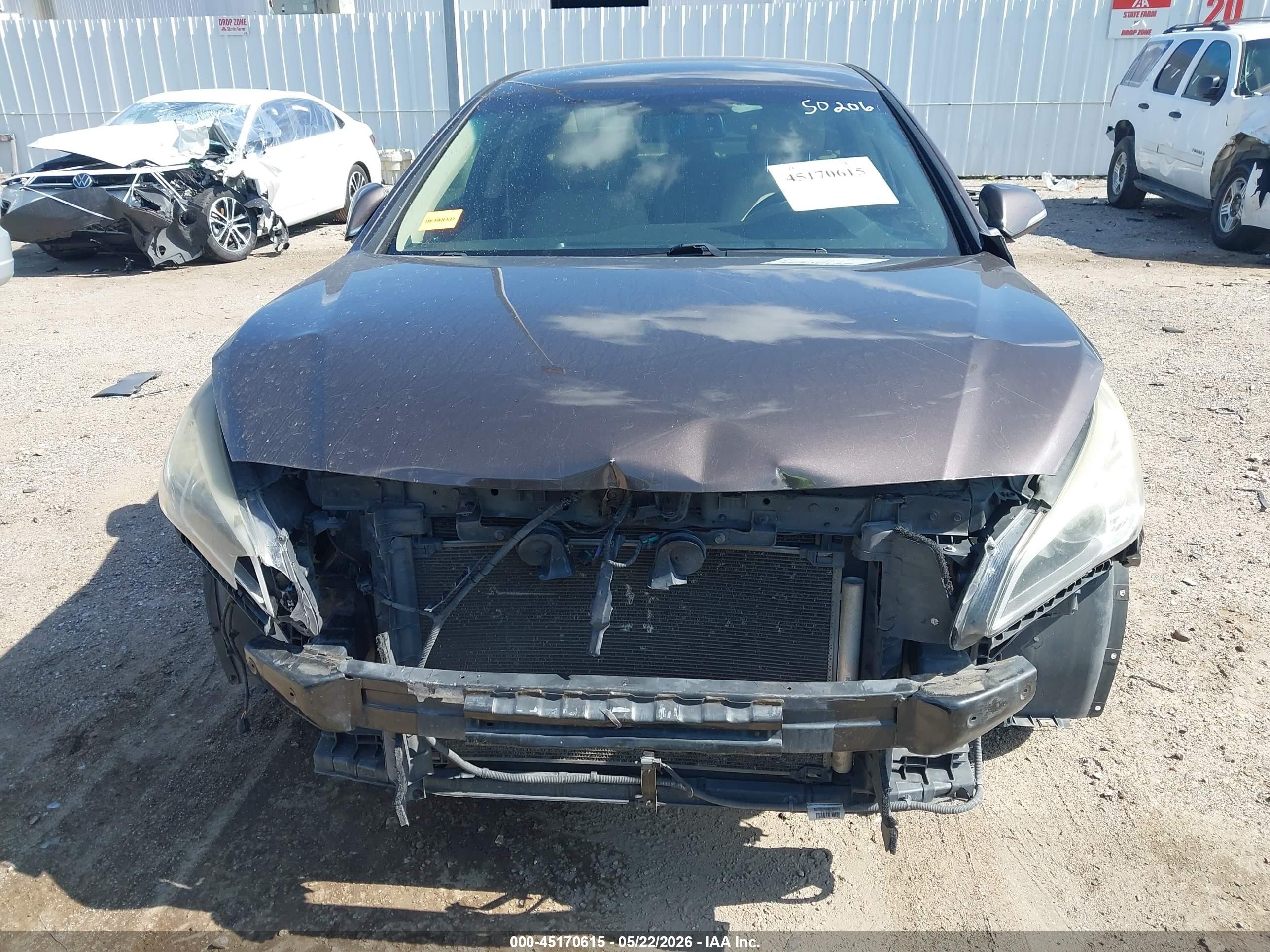 2015 Hyundai Sonata Limited Серый vin: 5NPE34AF7FH175980