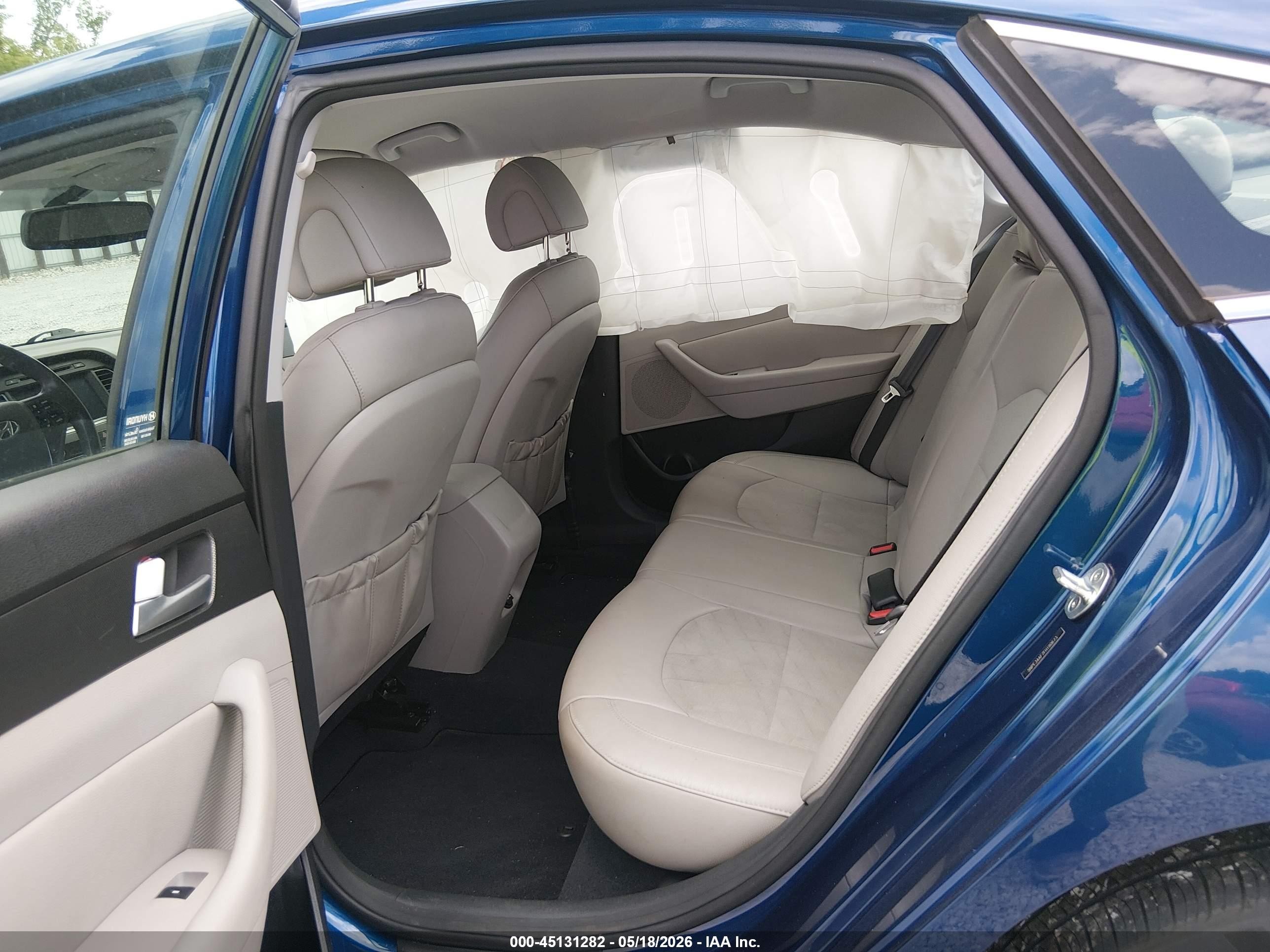 2015 Hyundai Sonata Sport Синий vin: 5NPE34AF7FH190673