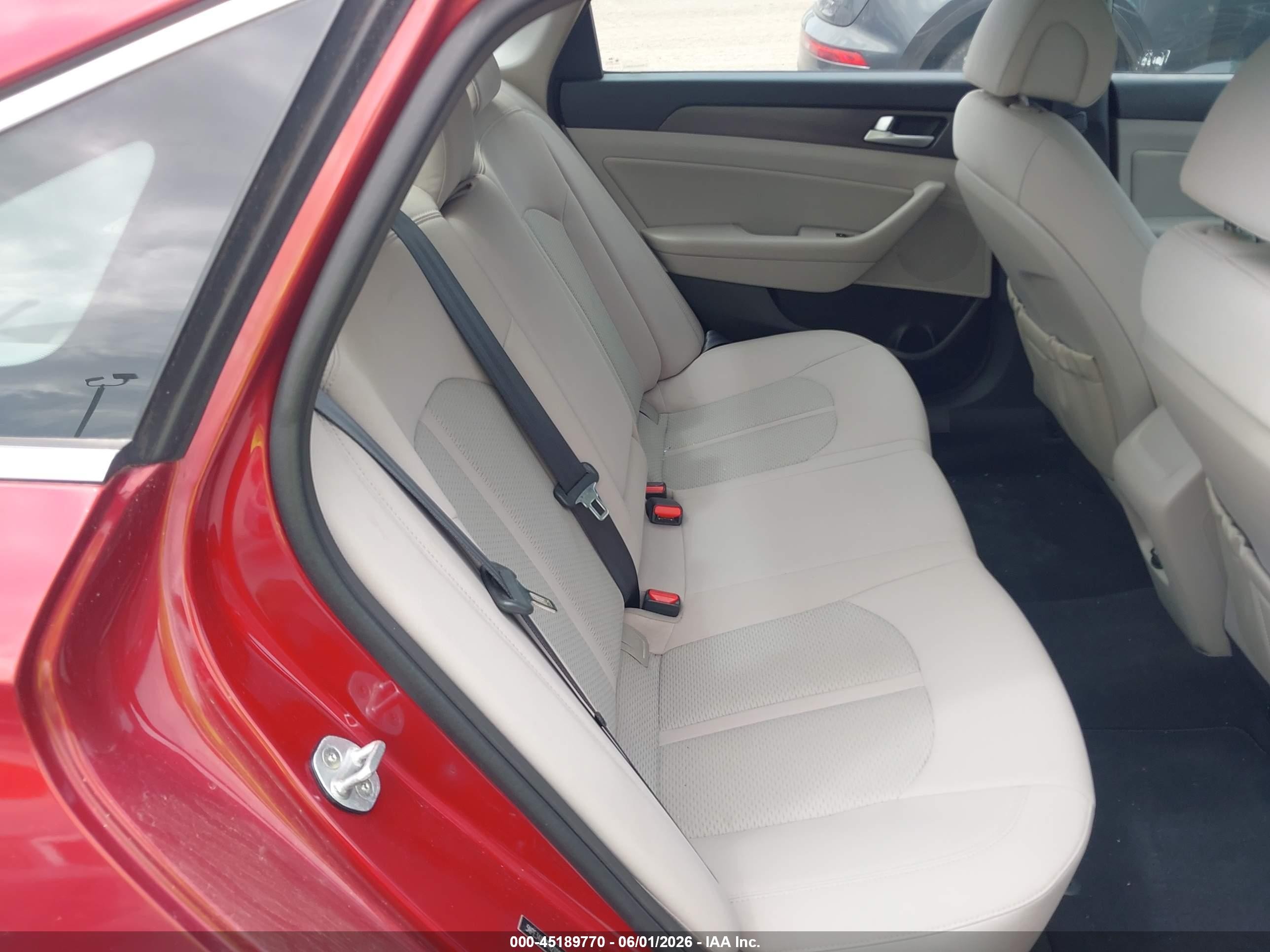 2015 Hyundai Sonata Sport Red vin: 5NPE34AF7FH210002