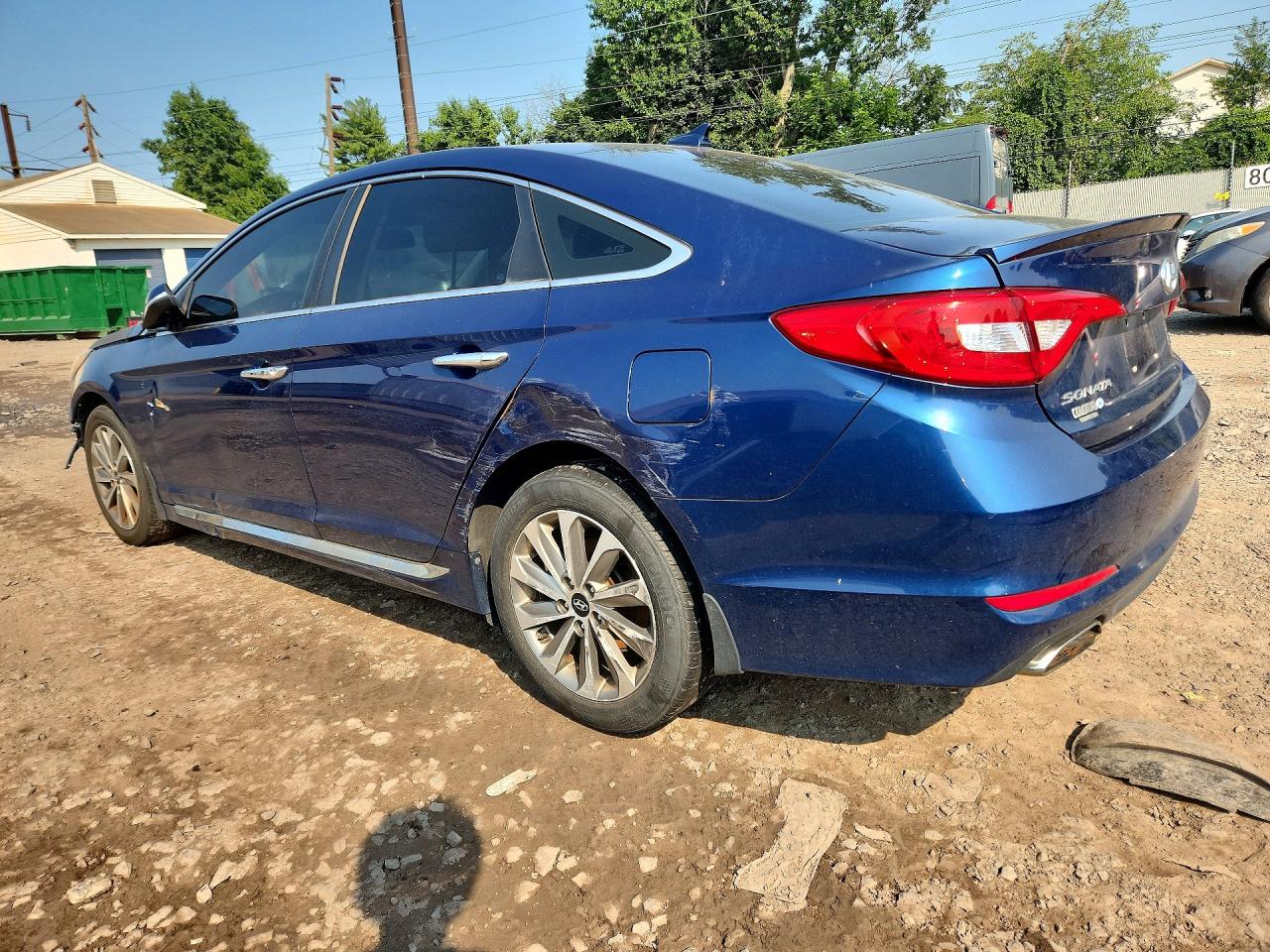 2015 Hyundai Sonata Blue vin: 5NPE34AF7FH211912