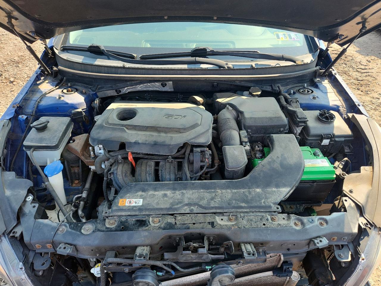 2015 Hyundai Sonata Blue vin: 5NPE34AF7FH211912