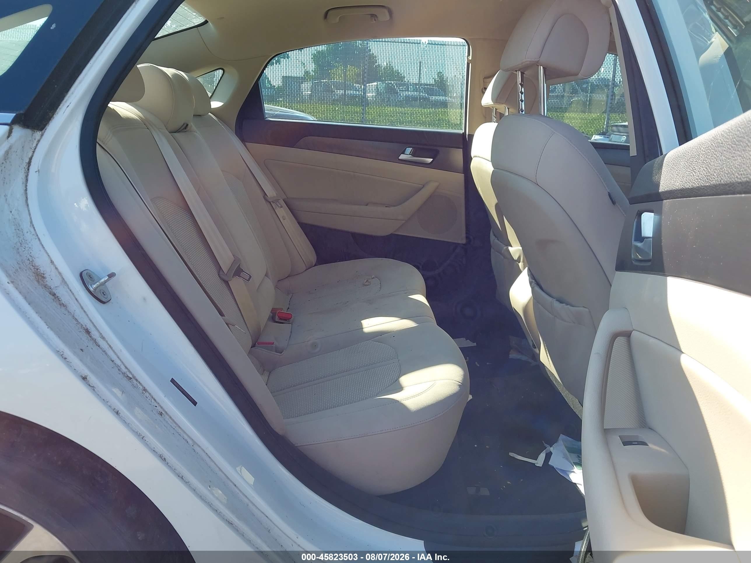 2015 Hyundai Sonata Sport White vin: 5NPE34AF7FH214423