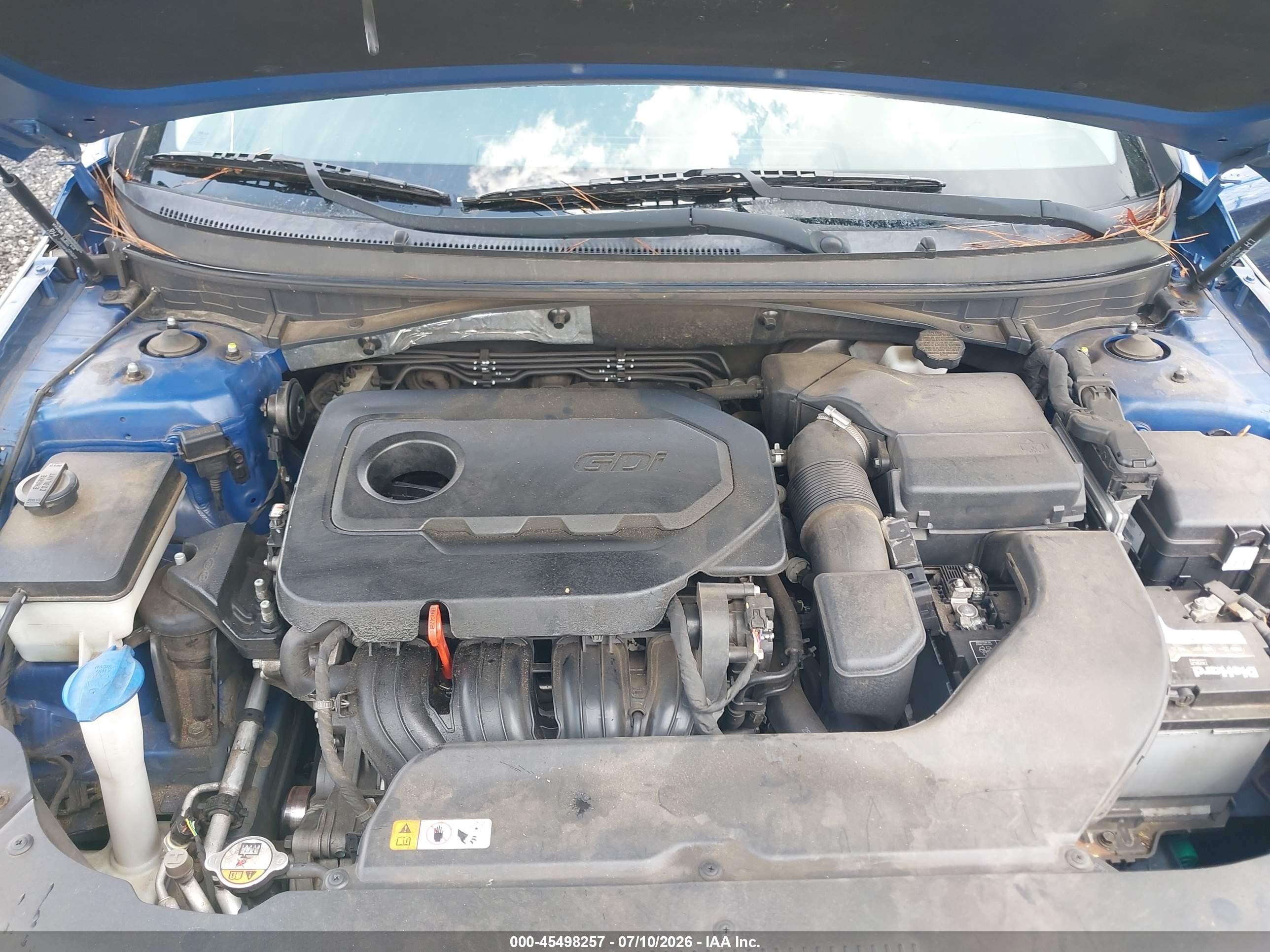 2015 Hyundai Sonata Sport Blue vin: 5NPE34AF7FH219735