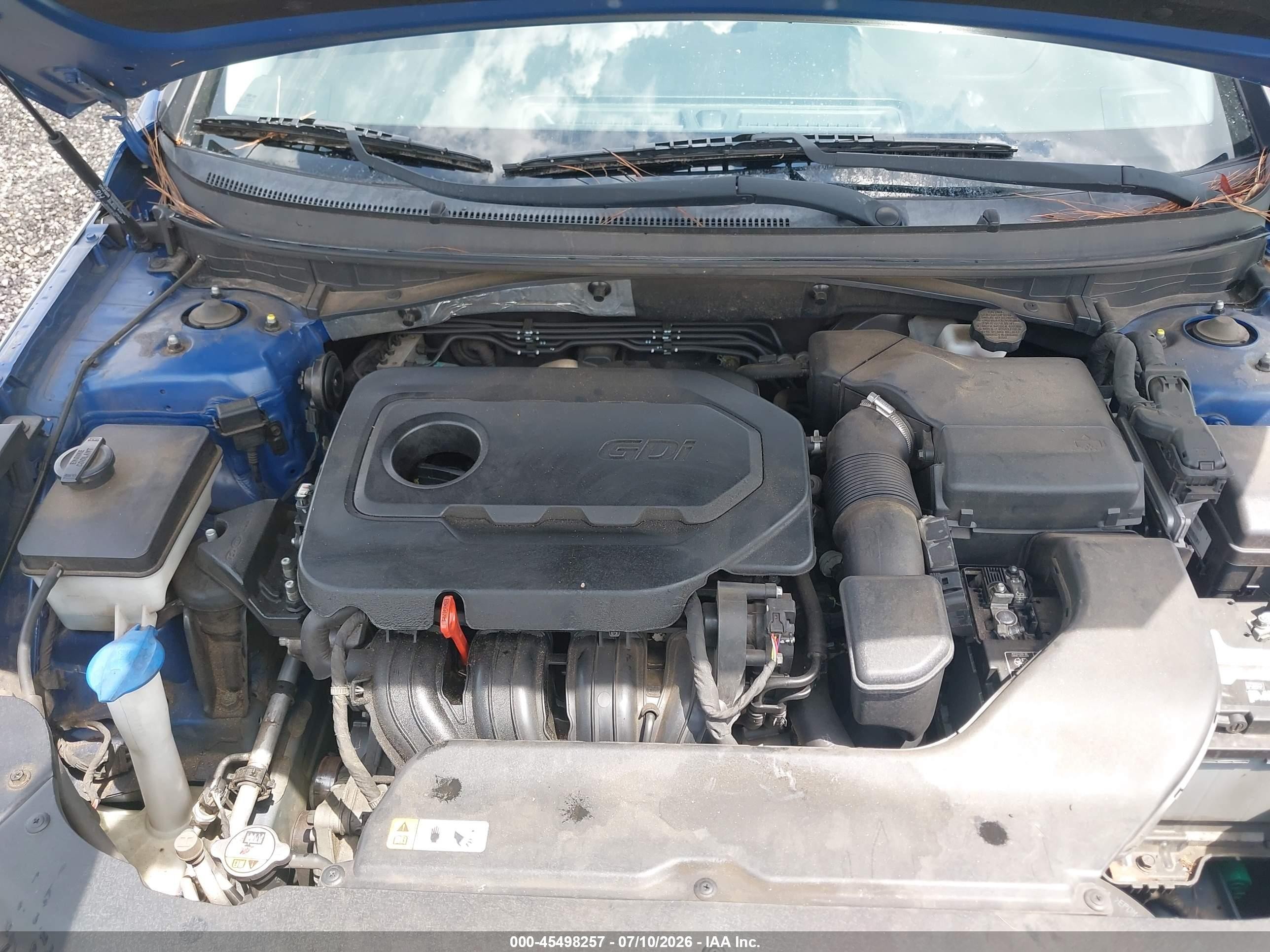 2015 Hyundai Sonata Sport Blue vin: 5NPE34AF7FH219735
