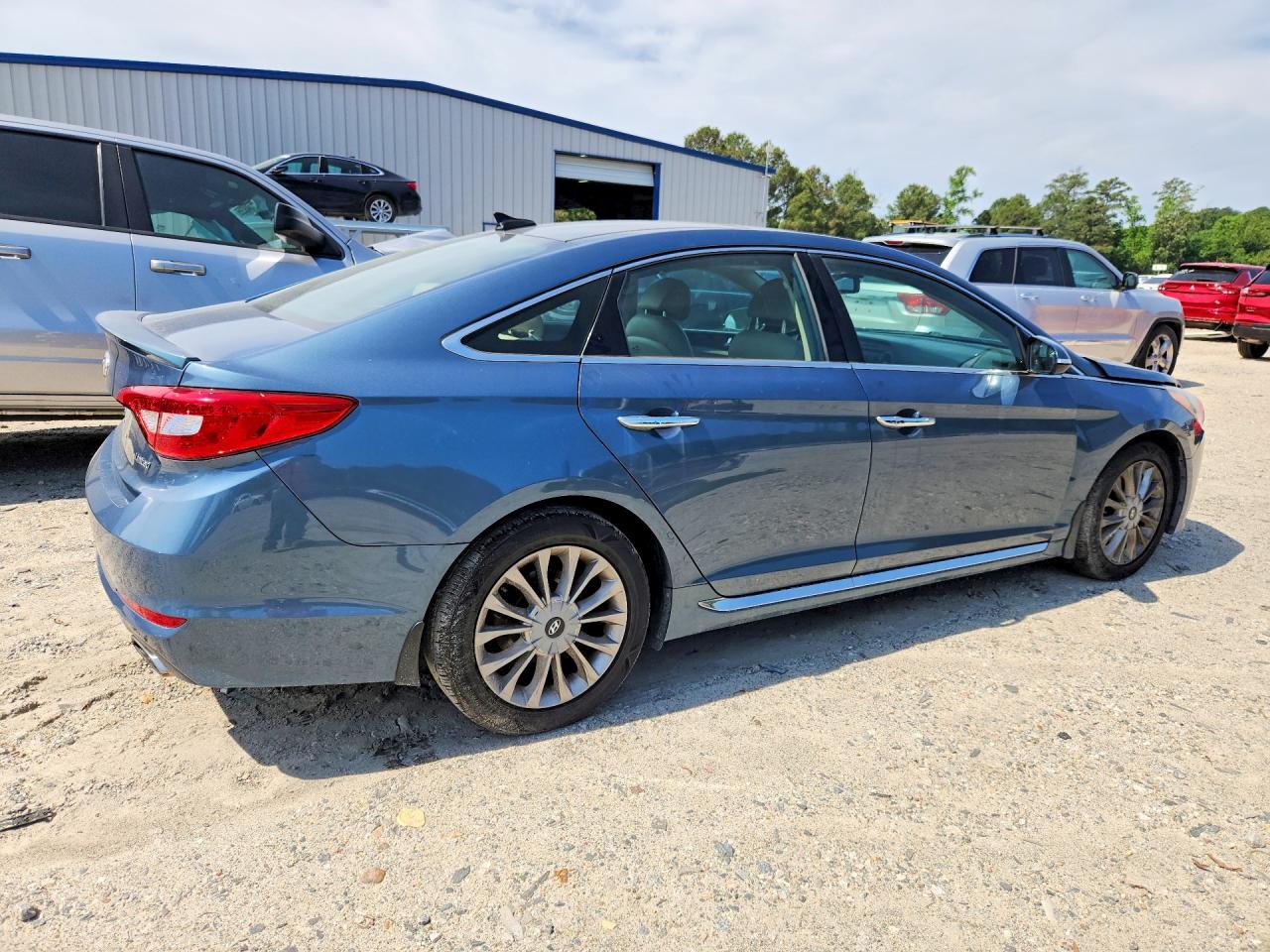 2015 Hyundai Sonata Limited Blue vin: 5NPE34AF7FH230072