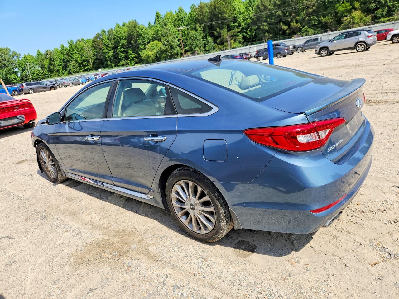 2015 Hyundai Sonata Limited Blue vin: 5NPE34AF7FH230072