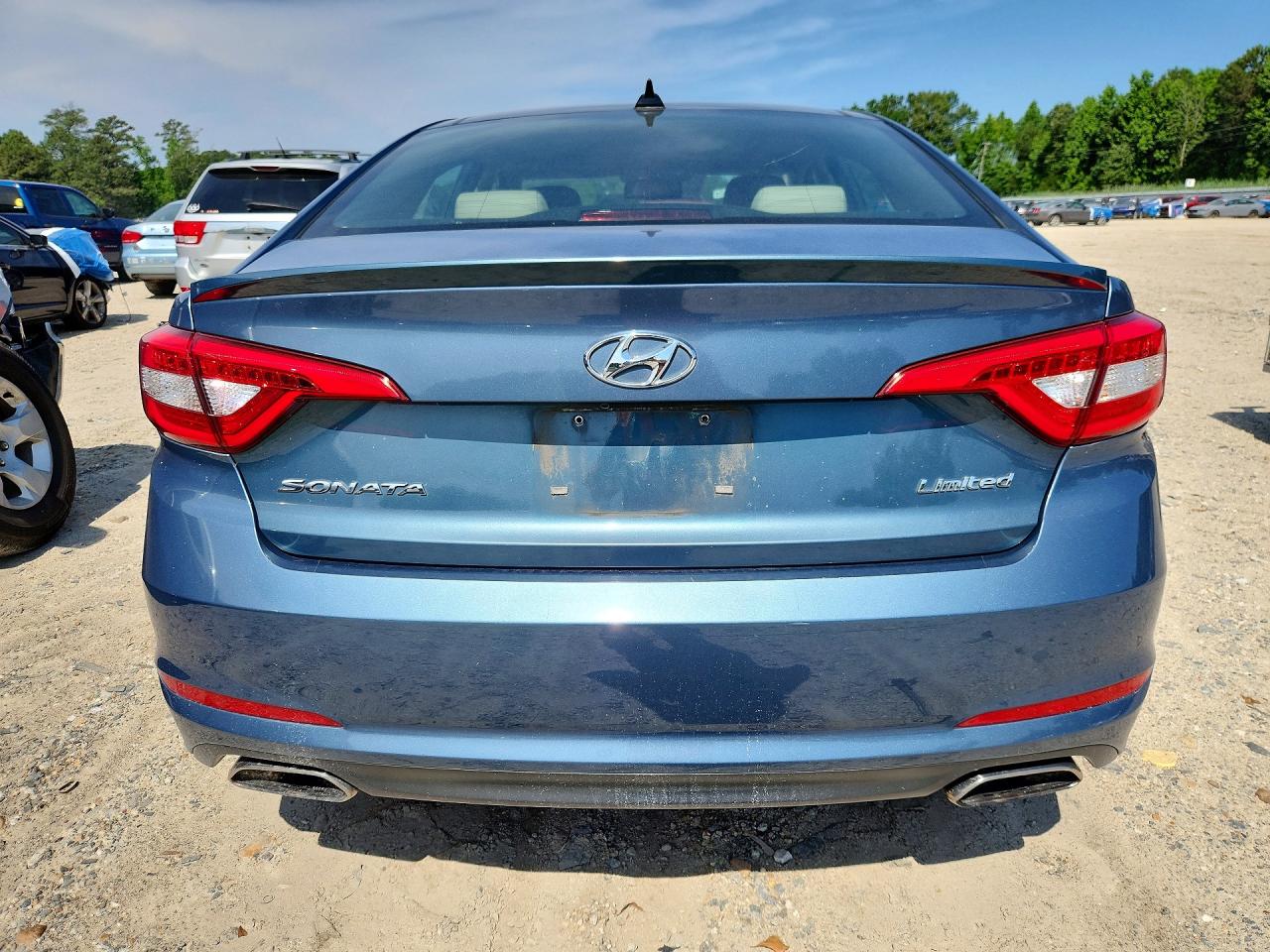 2015 Hyundai Sonata Limited Blue vin: 5NPE34AF7FH230072