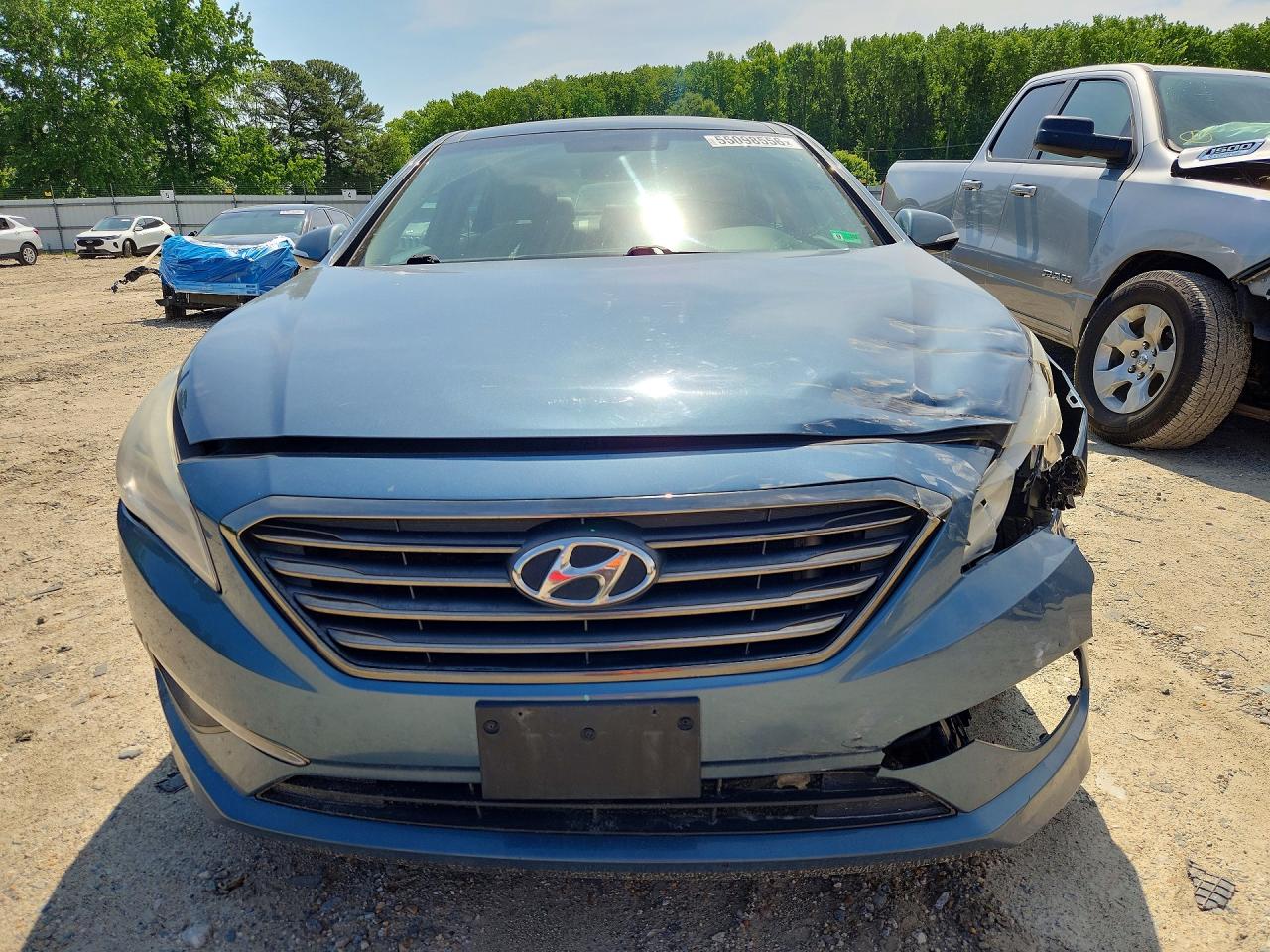 2015 Hyundai Sonata Limited Blue vin: 5NPE34AF7FH230072