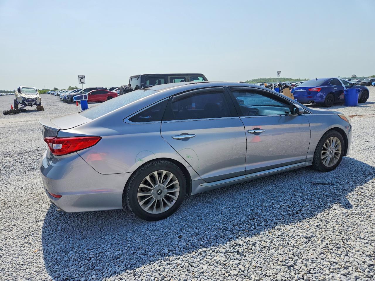 2015 Hyun Sonata Silver vin: 5NPE34AF7FH230430