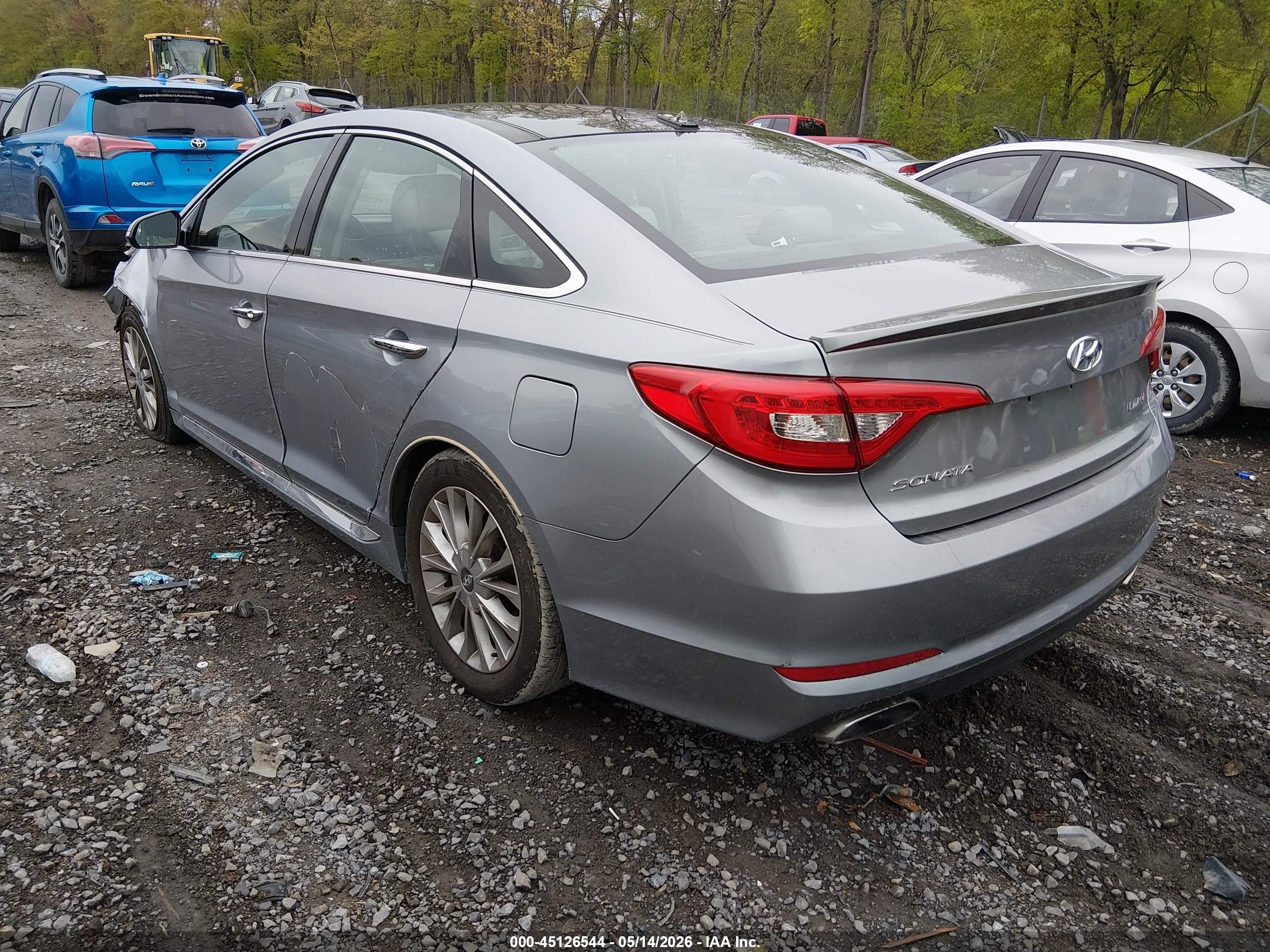 2015 Hyundai Sonata Limited Silver vin: 5NPE34AF7FH231481