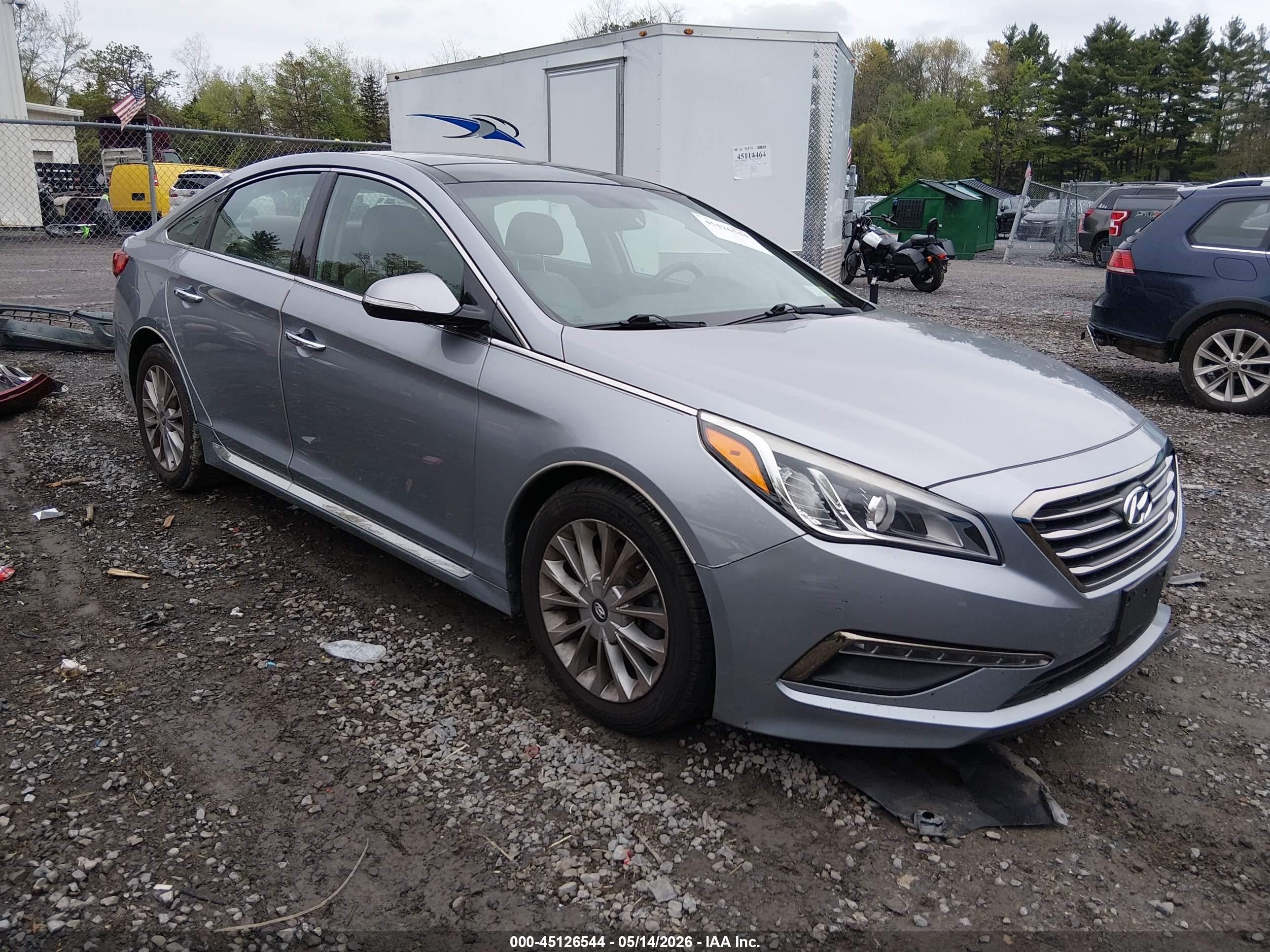 2015 Hyundai Sonata Limited Silver vin: 5NPE34AF7FH231481