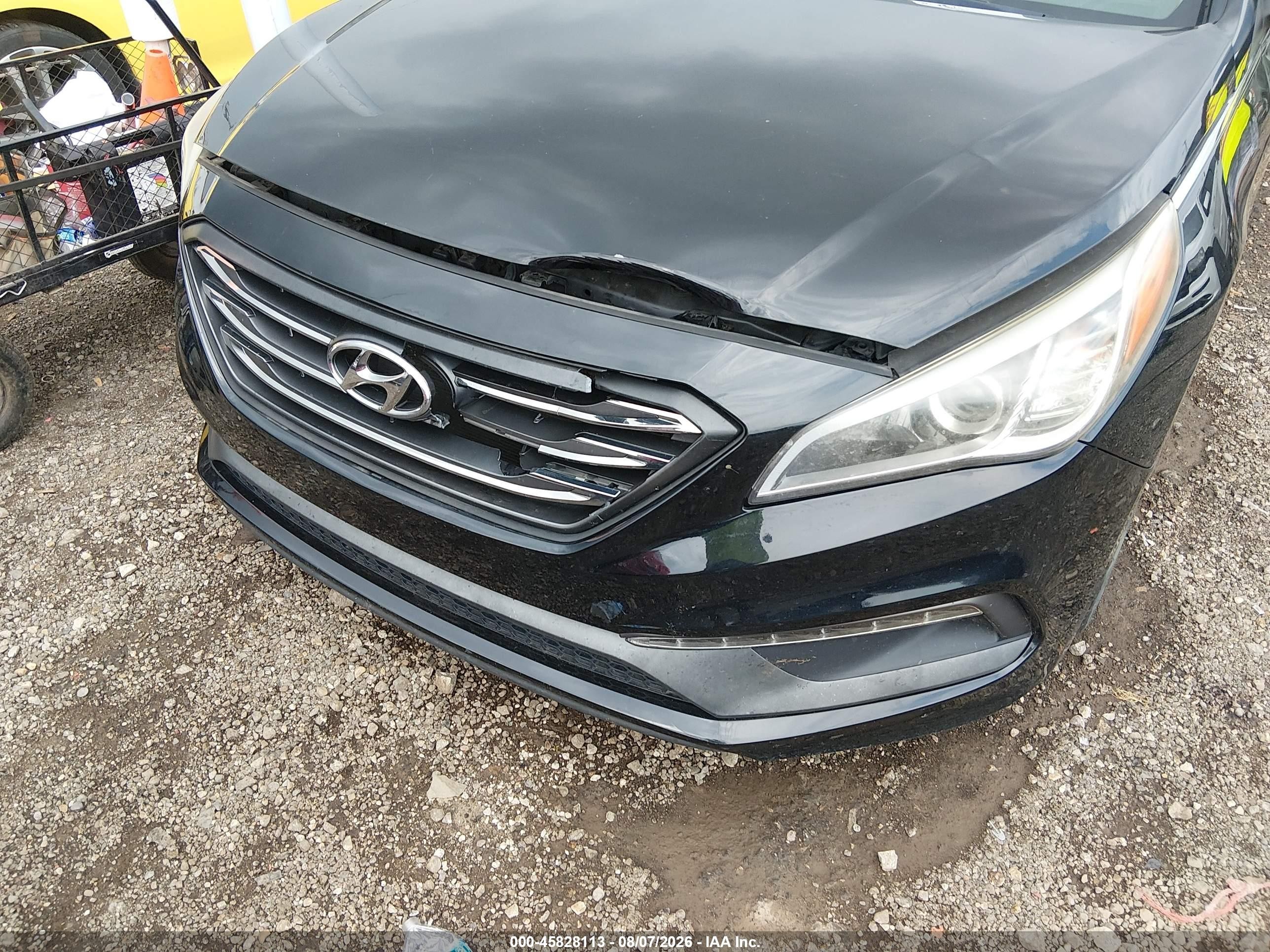 2015 Hyundai Sonata Sport Black vin: 5NPE34AF7FH246210