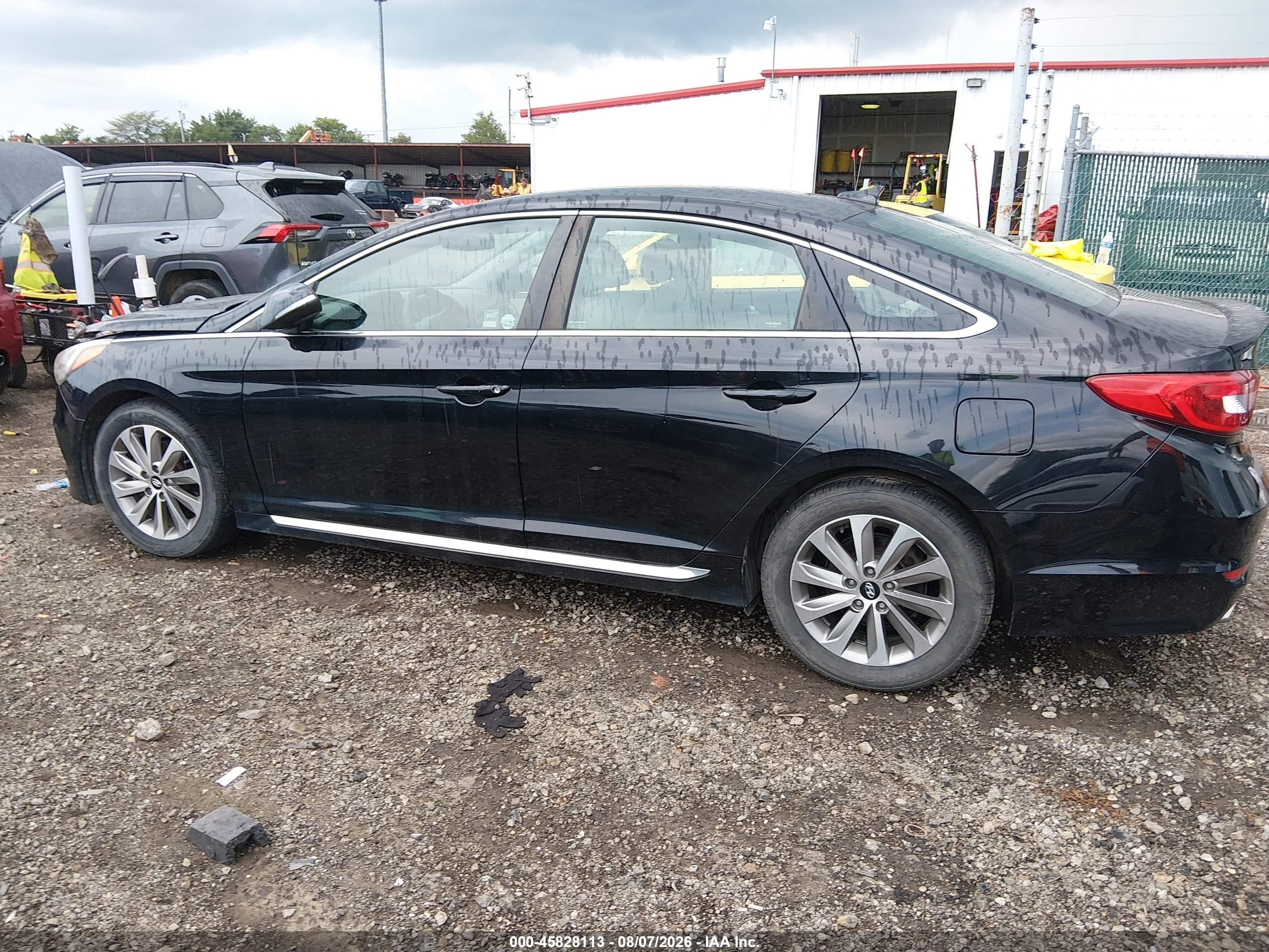 2015 Hyundai Sonata Sport Black vin: 5NPE34AF7FH246210