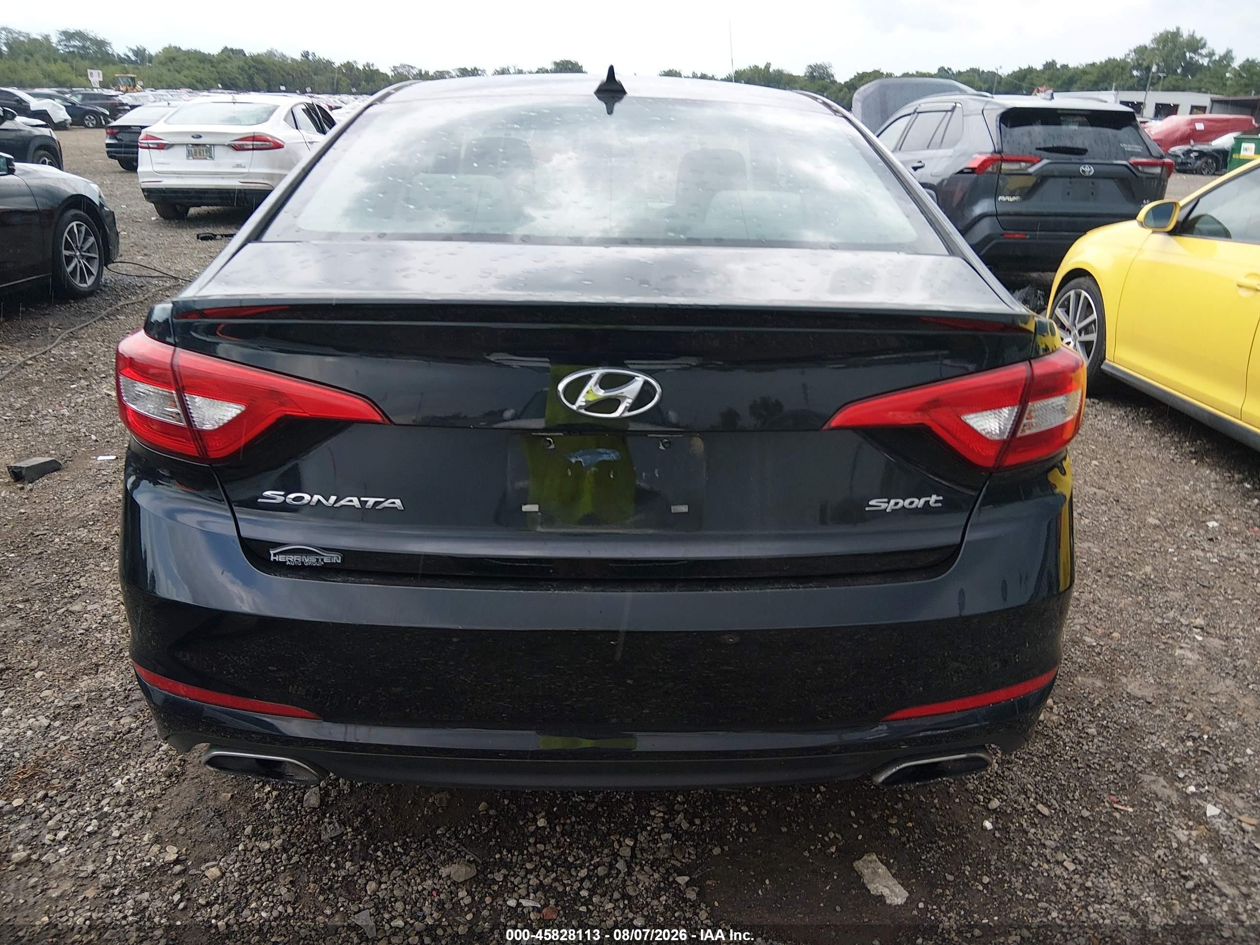 2015 Hyundai Sonata Sport Black vin: 5NPE34AF7FH246210