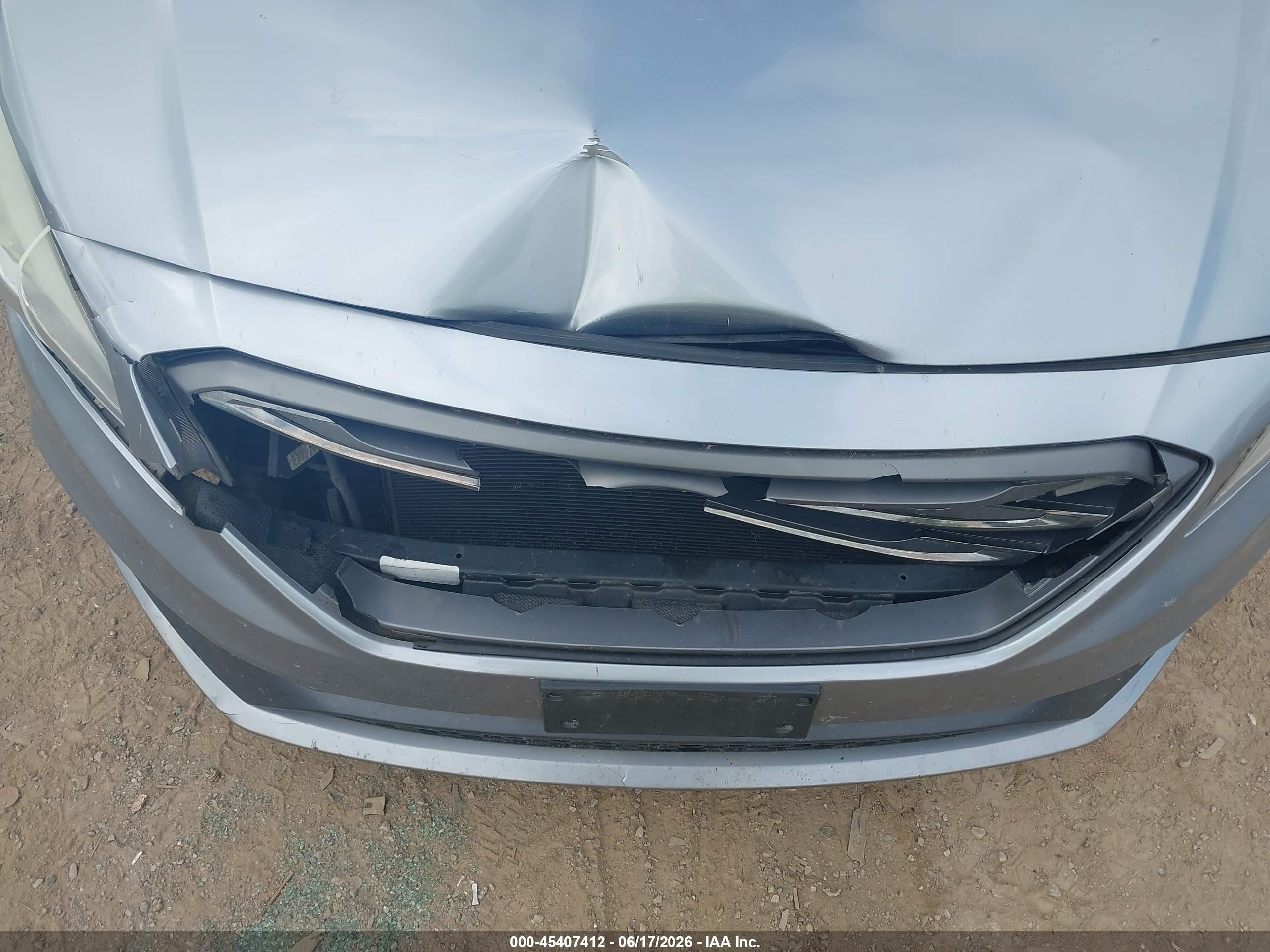 2015 Hyundai Sonata Sport Silver vin: 5NPE34AF7FH246238