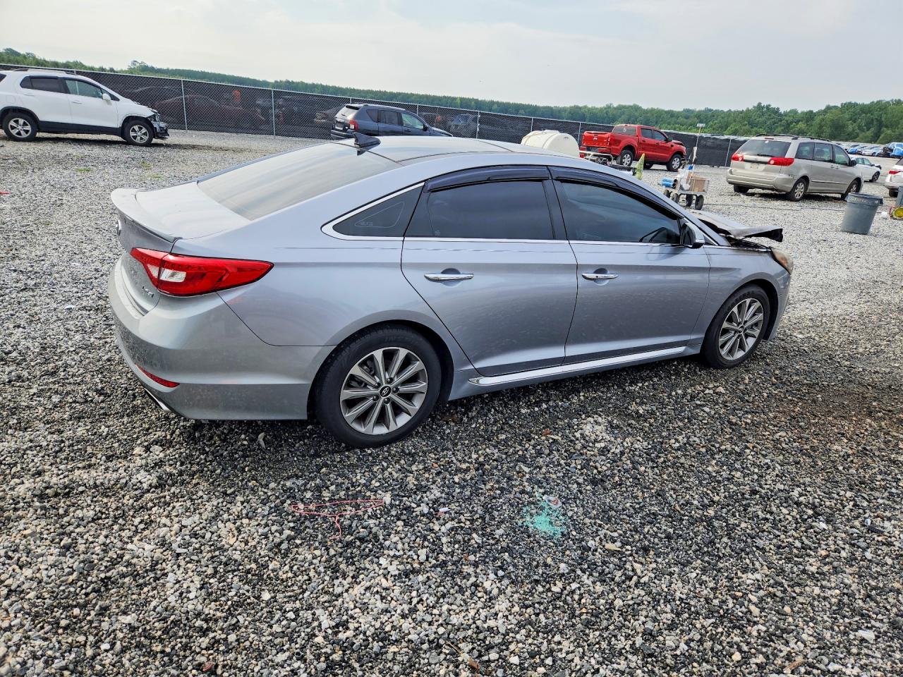 2016 Hyundai Sonata Limited Silver vin: 5NPE34AF7GH273456